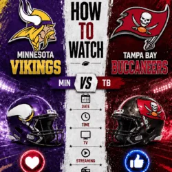 HOW TO WATCH: Minnesota Vikings vs. Tampa Bay Buccaneers — Game Time, TV Channel, Streaming Info, and Everything You Need to Know