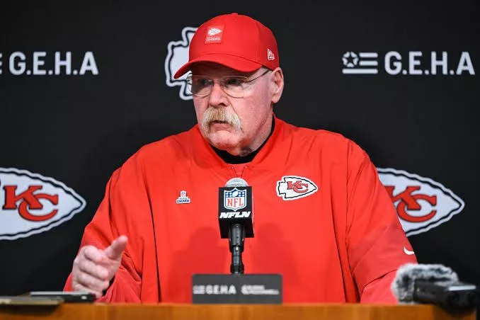 Cover Image for 30 minutes ago: Kansas City Chiefs head coach Andy Reid somberly confirmed that a key player was involved in an accident on the way to the morning practice while the team was preparing for their upcoming game against the Miami Dolphins.