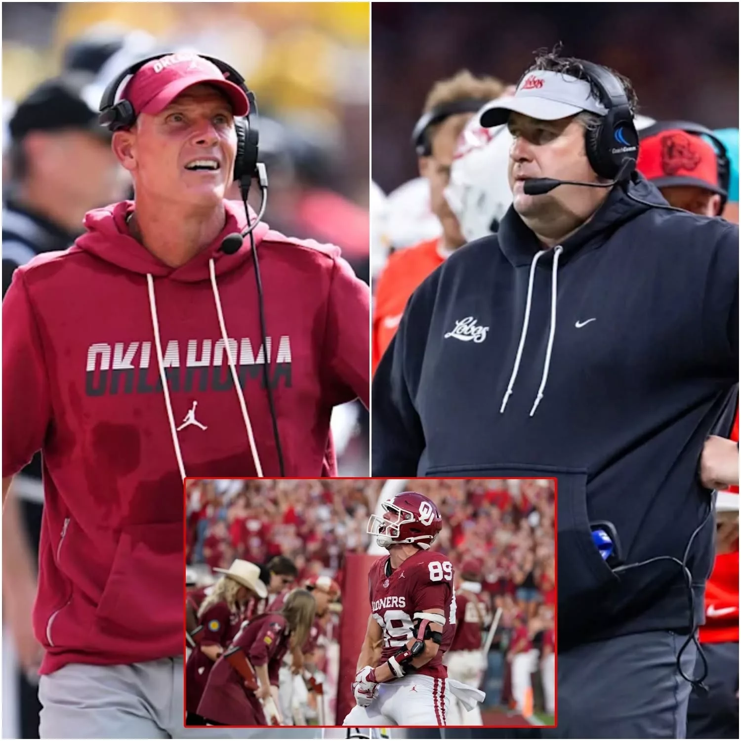 Cover Image for 🚨 Oklahoma Wins 14–6, But the Real Explosion Came After the Final Whistle as New Mexico’s Jason Eck Unloads — And Brent Venables Fires Back