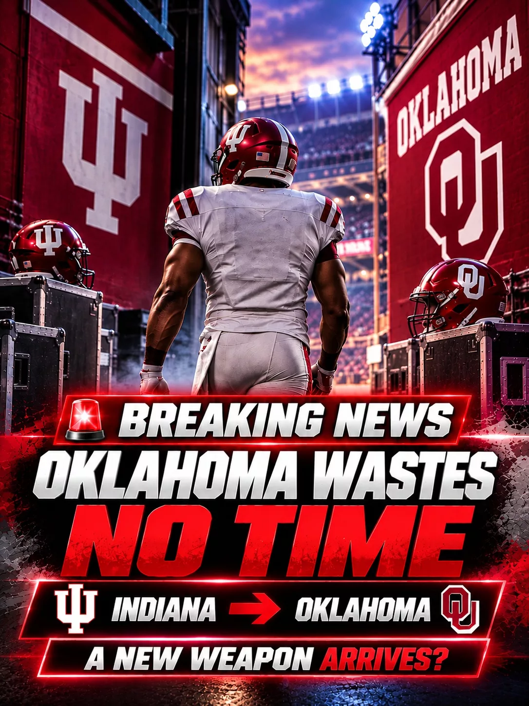 Cover Image for 🚨 OKLAHOMA WASTES NO TIME: Just 24 Hours After Defending National Champion Indiana Suddenly Cut Him Loose, a Former National Champion Reportedly Agrees to Join Oklahoma — And the Sooners May Have Just Stolen a Game-Changing New Weapon for John Mateer