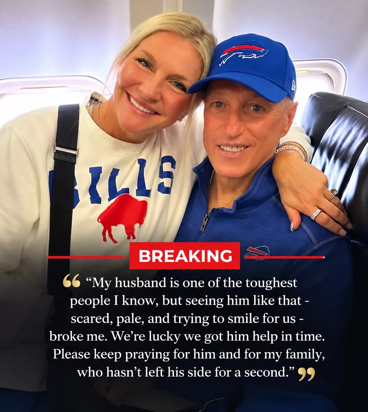 Cover Image for 🚨 EMOTIONAL: Jim Kelly’s Wife, Jill Kelly, Gives an Update on the Buffalo Bills Legend’s Health and Thanks Bills Mafia for Their Support During This Difficult Time, After He Was Rushed to the Hospital Due to a Sudden Medical Emergency Because…