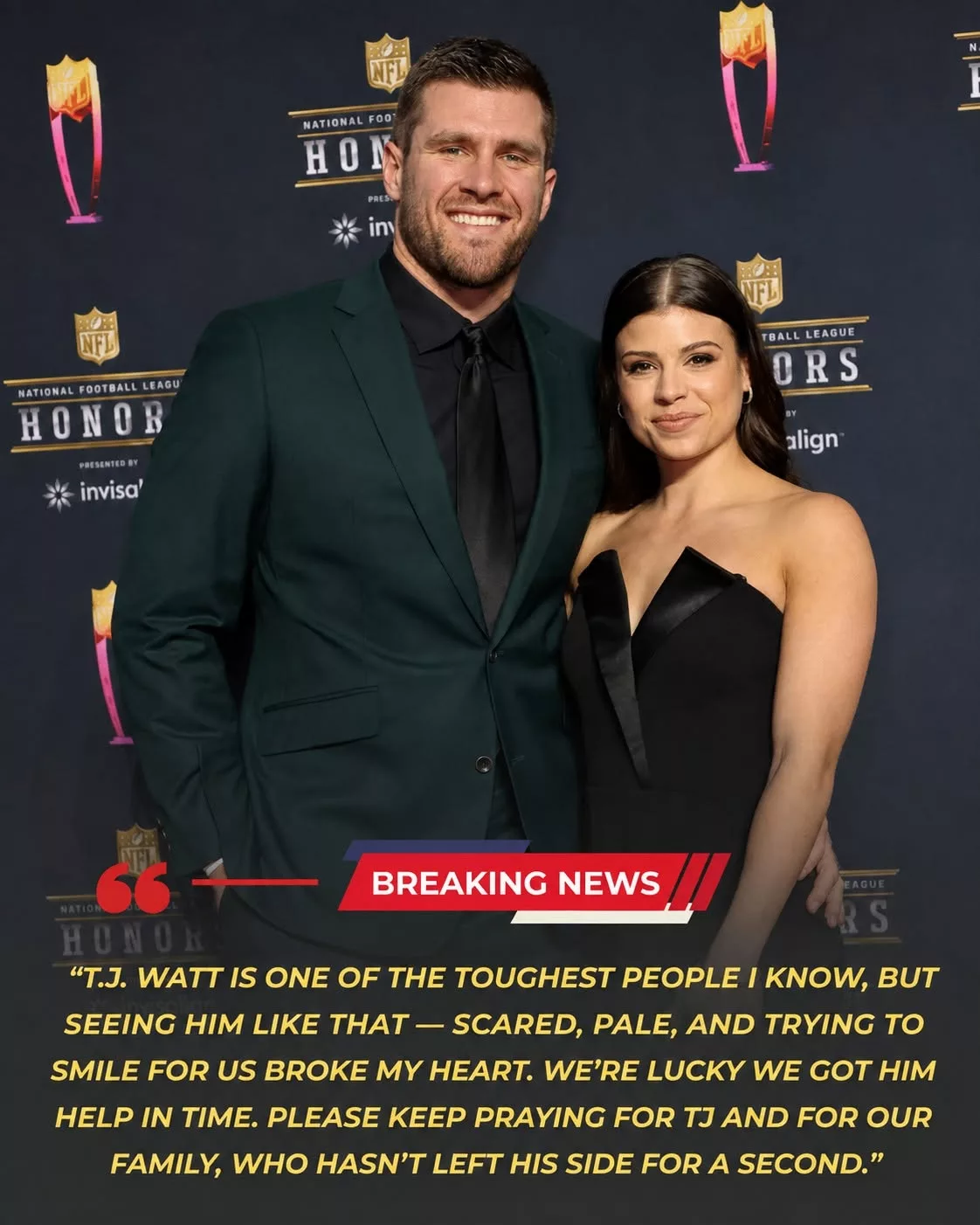 Cover Image for 🚨 30 MINUTES AGO, IN THE NFL WORLD, T.J. WATT OF THE PITTSBURGH STEELERS WAS OFFICIALLY CONFIRMED AS… 🥹🔥