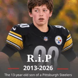 💔 SAD NEWS: 13-year-old son of a Pittsburgh Steelers legend passes away after going into cardiac arrest during football practice.