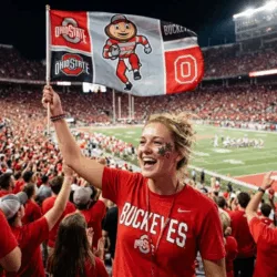 🚨 SHOCKING MOMENT: An Ohio State Buckeyes Fan Endured A Brutal “Walk Of Shame” In Front Of Thousands Of Supporters Before The Buckeyes Game Had Even Begun