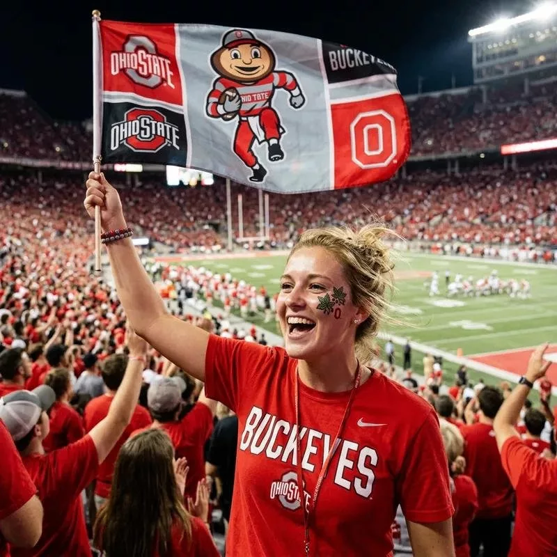 Cover Image for 🚨 SHOCKING MOMENT: An Ohio State Buckeyes Fan Endured A Brutal “Walk Of Shame” In Front Of Thousands Of Supporters Before The Buckeyes Game Had Even Begun