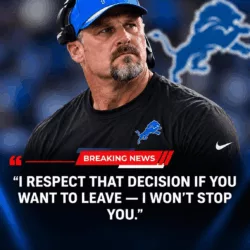 🚨 “I RESPECT THAT DECISION IF YOU WANT TO LEAVE