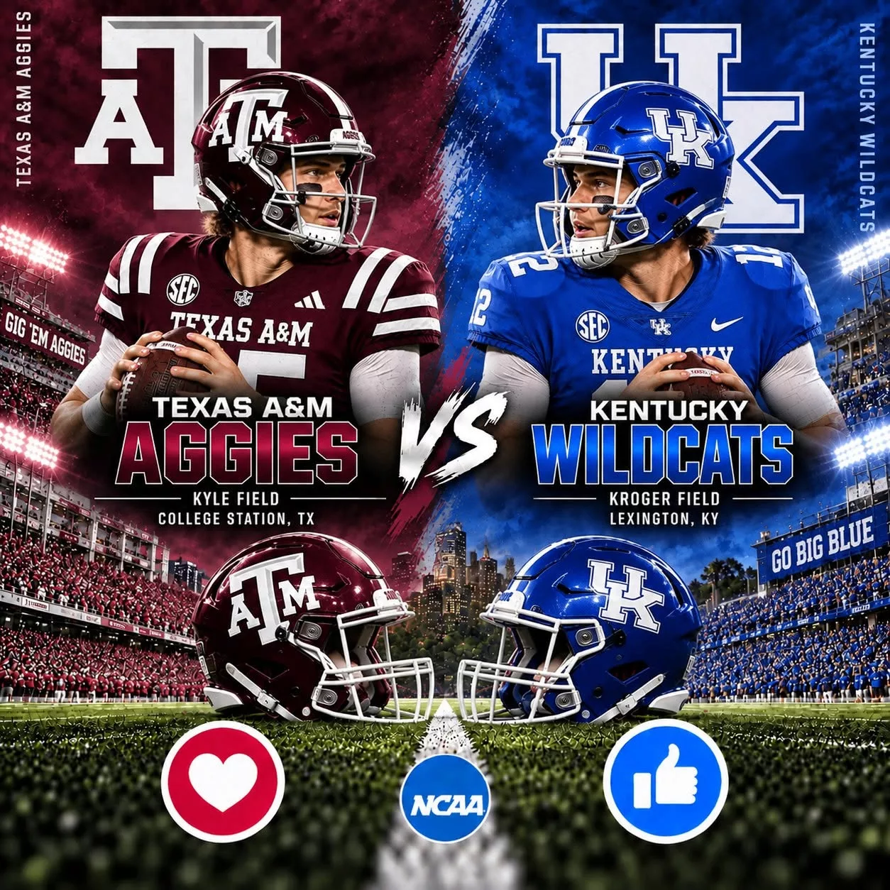 Cover Image for 🚨 GAME TIME MOVED: Texas A&M Aggies vs. Kentucky Wildcats Rescheduled — Important Info Below