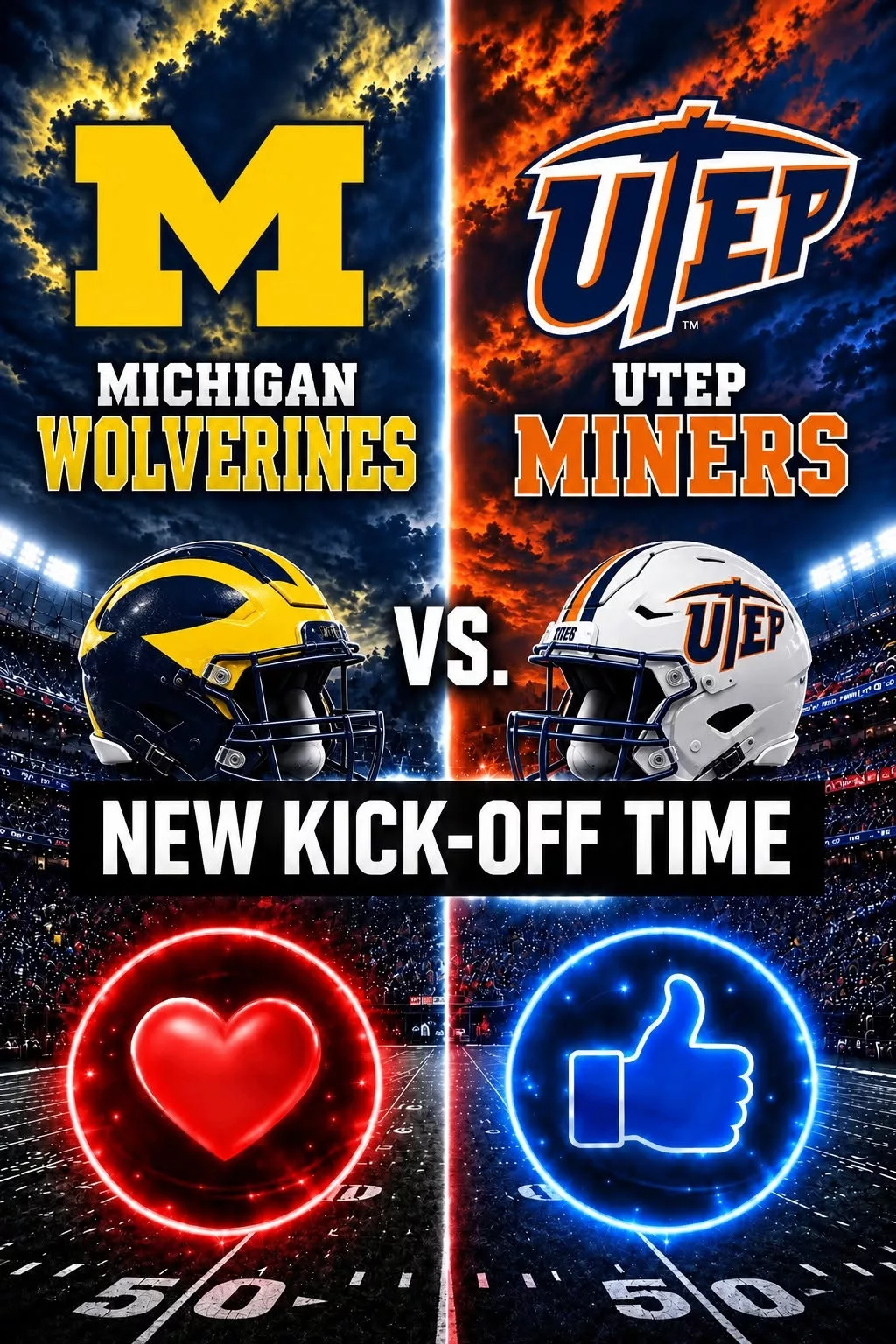 Cover Image for “CANCEL YOUR FRIDAY PLANS!” — College Football Drops a Schedule Bomb: Michigan Wolverines vs. UTEP Miners Set to Shake the Season