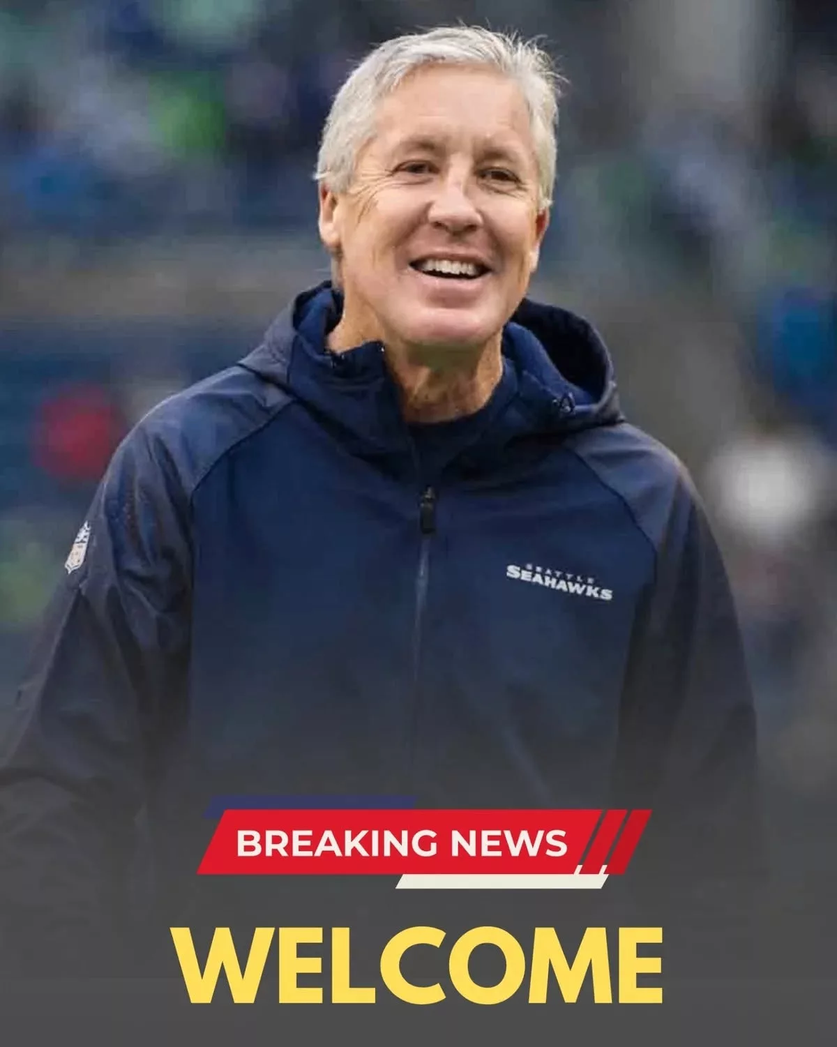 Cover Image for π₯ Welcome back to the SEATTLE SEAHAWKS, former head coach Pete Carroll! ππ₯