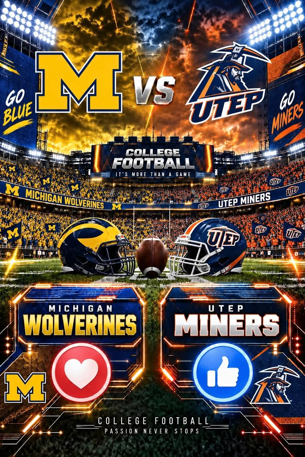 Cover Image for 🚨 KICKOFF TIME ALERT: MICHIGAN WOLVERINES — KICKOFF, TV CHANNELS & LIVE-STREAMING DETAILS ARE LOCKED IN 🏟️🏈