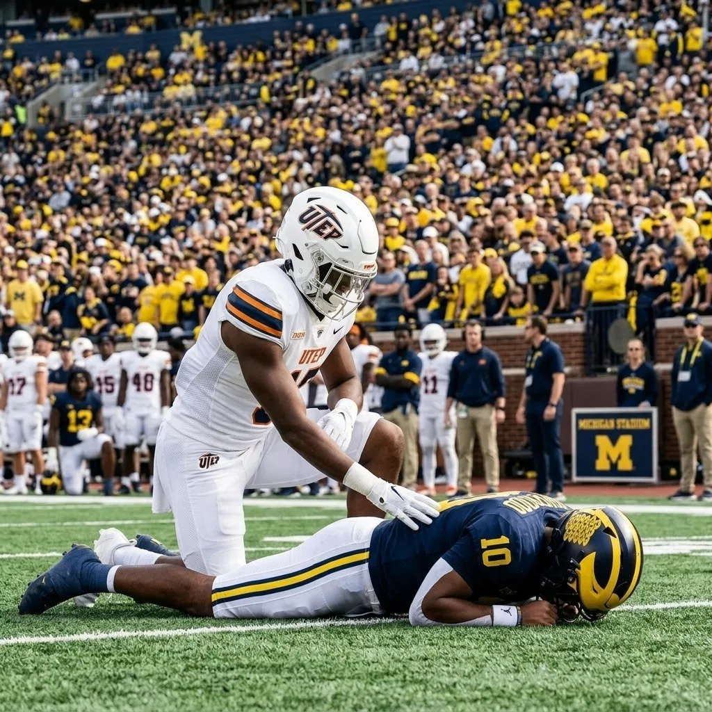 Cover Image for 🚨 MICHIGAN WOLVERINES Fans Are Terrified to Watch the Replay. What Really Happened to Bryce Underwood? [VIDEO]