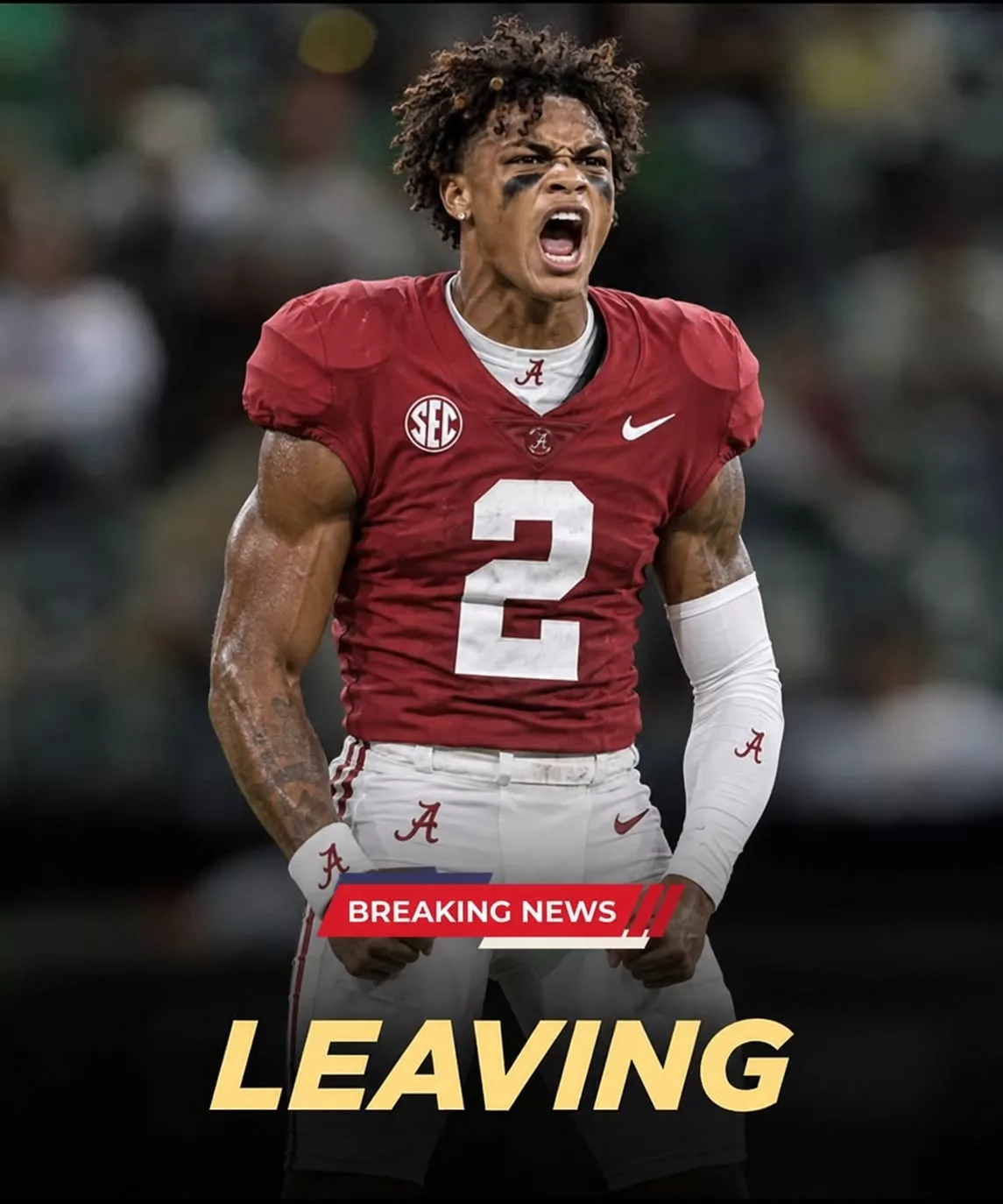 Cover Image for 🚨 BREAKING: “No, I’m Leaving” — Alabama Crimson Tide Star Stuns the College Football World After Rejecting a $6M Long-Term NIL Deal with the Program… 😱🏈🔥