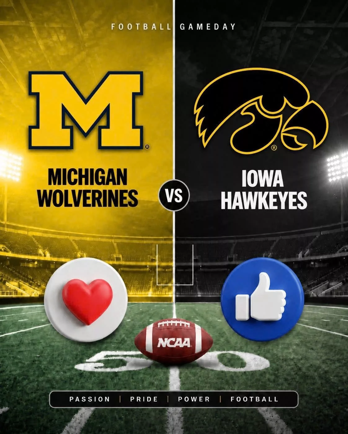 Cover Image for 🚨 CANCEL YOUR PLANS! THE COLLEGE FOOTBALL WORLD JUST DROPPED A MASSIVE SCHEDULE BOMB FOR THE MICHIGAN WOLVERINES & IOWA HAWKEYES! 🔥