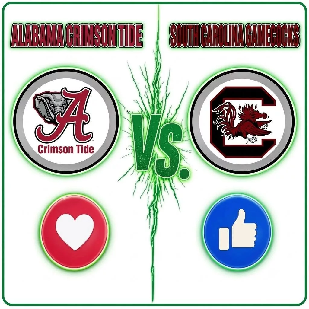 Cover Image for 🔥 How to Watch Alabama Crimson Tide vs. South Carolina Gamecocks: Full Game Time, TV Channel, Streaming Options, Broadcast Details, and Everything Fans Need to Know Before Kickoff