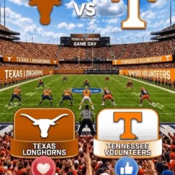 🚨 OFFICIAL BROADCAST UPDATE: Texas Longhorns vs. Tennessee Volunteers Set for Prime Time 🏈