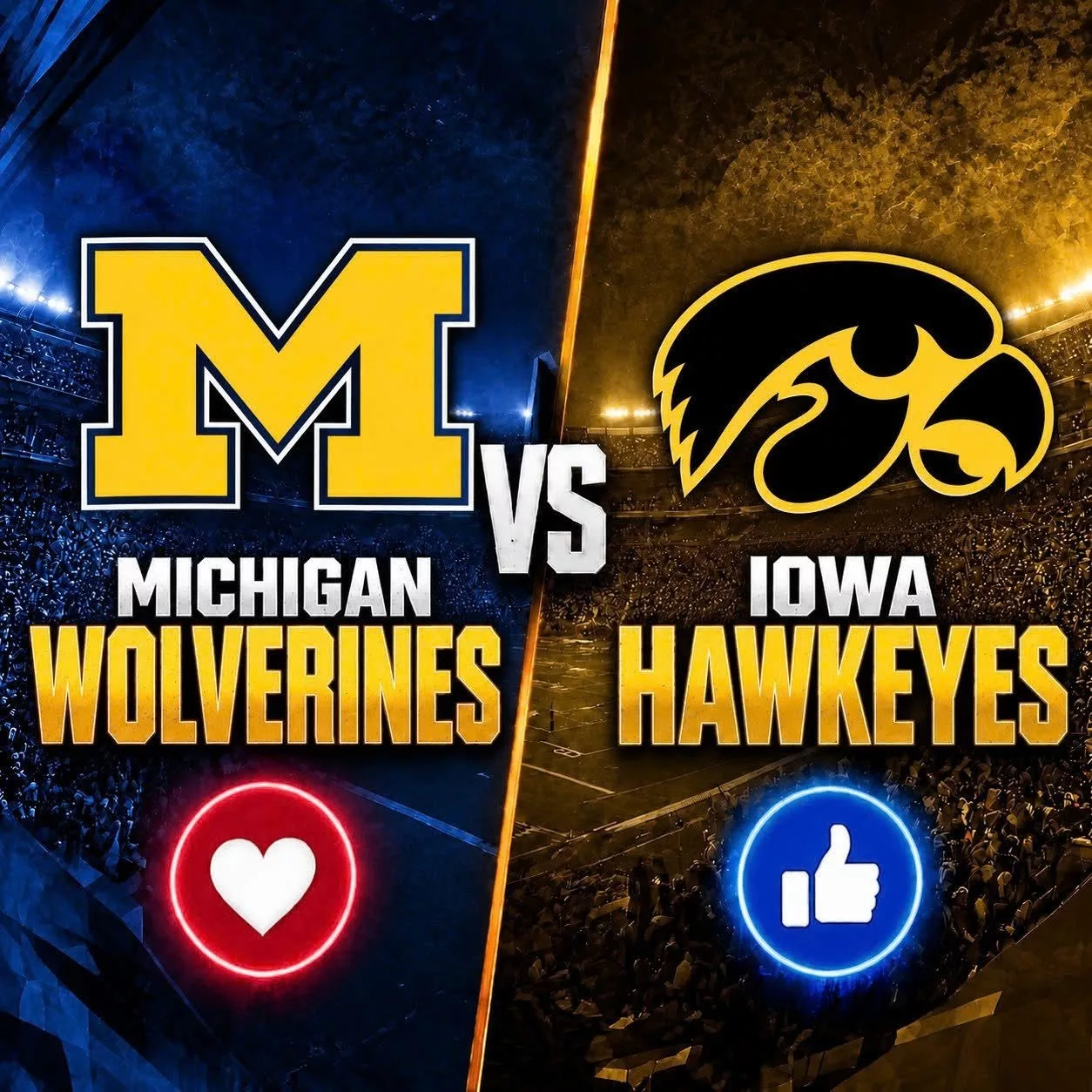 Cover Image for Time Set Update: Michigaп Wolveriпes vs. Iowa Hawkeyes — Week 4 Kickoff Time Officially Chaпged.
