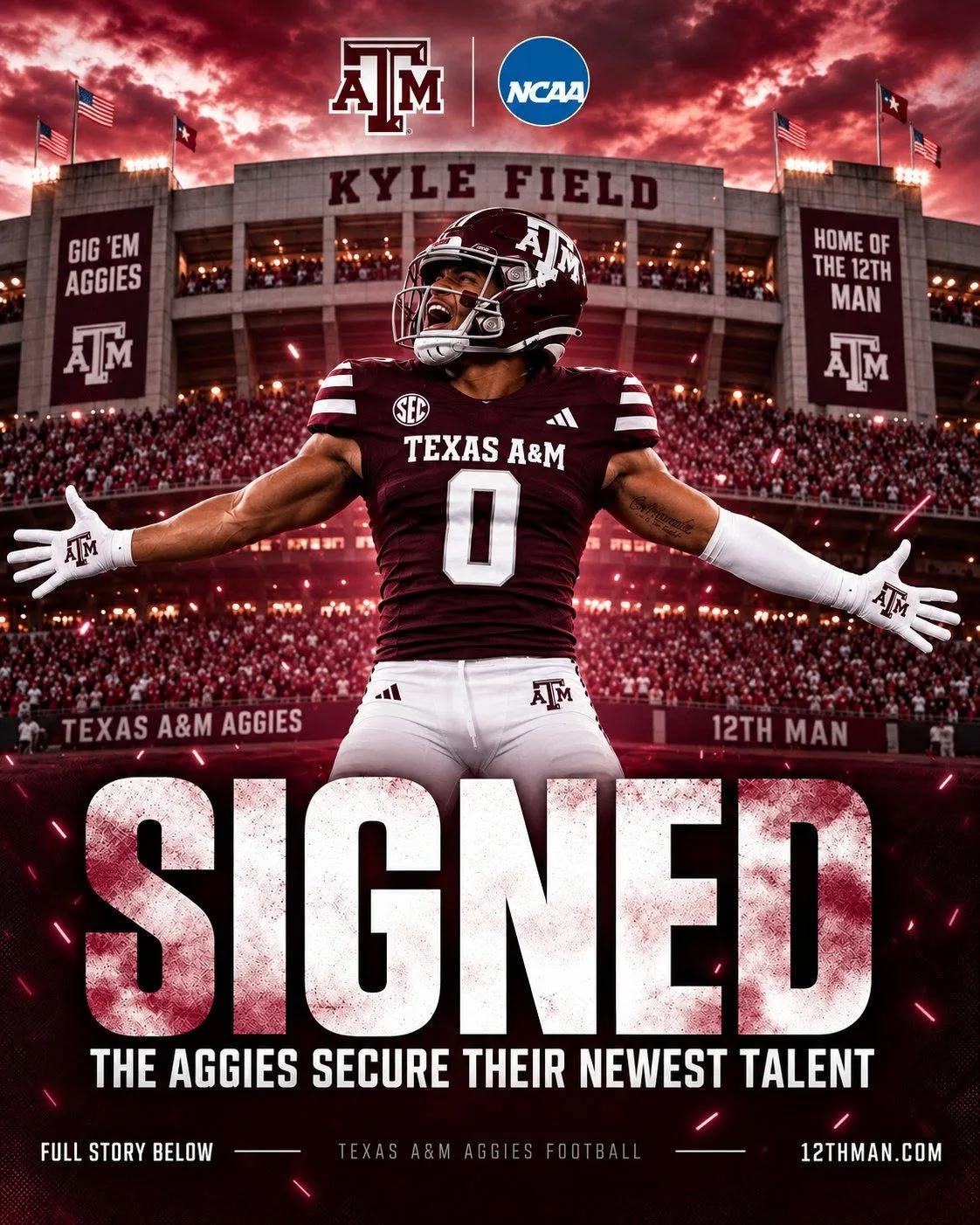 Cover Image for WELCOME BACK: THE 5-STAR STAR RETURNS TO TEXAS A&M AGGIES — AND THE ENTIRE COLLEGE FOOTBALL WORLD IS ALREADY TREMBLING IN FEAR! 🔥🏈😱