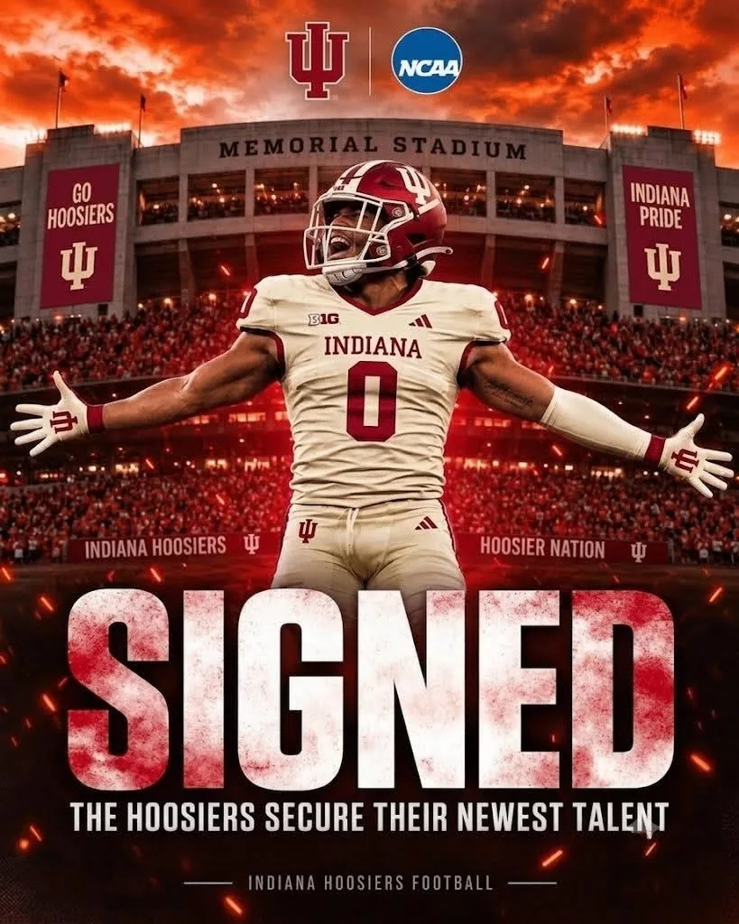 Cover Image for WELCOME BACK: THE 5-STAR STAR RETURNS TO THE INDIANA HOOSIERS — AND THE ENTIRE COLLEGE FOOTBALL WORLD IS ALREADY SHAKING! 🔥🏈😱