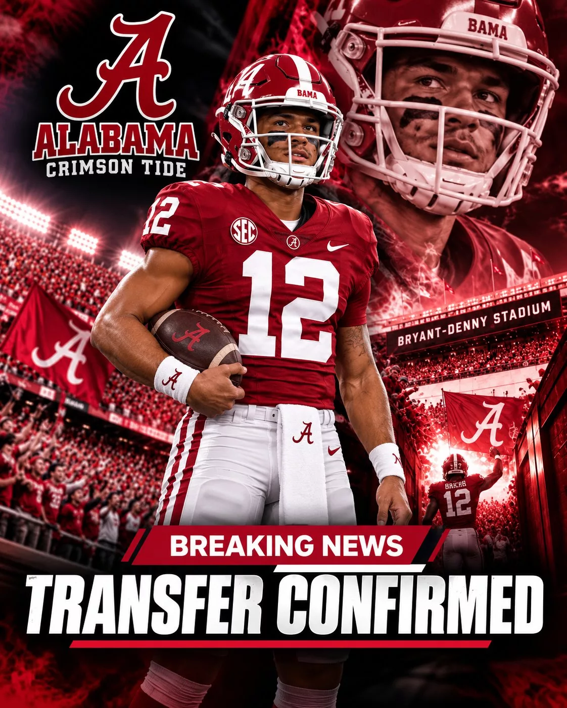 Cover Image for 🚨 A MASSIVE SHOCKWAVE THROUGH COLLEGE FOOTBALL: Alabama Suddenly Finds Itself at the Center of the Quarterback Spotlight