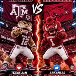 🗓️ CONFIRMED: Texas A&M Aggies vs. Arkansas Razorbacks game has been rescheduled. 🔥