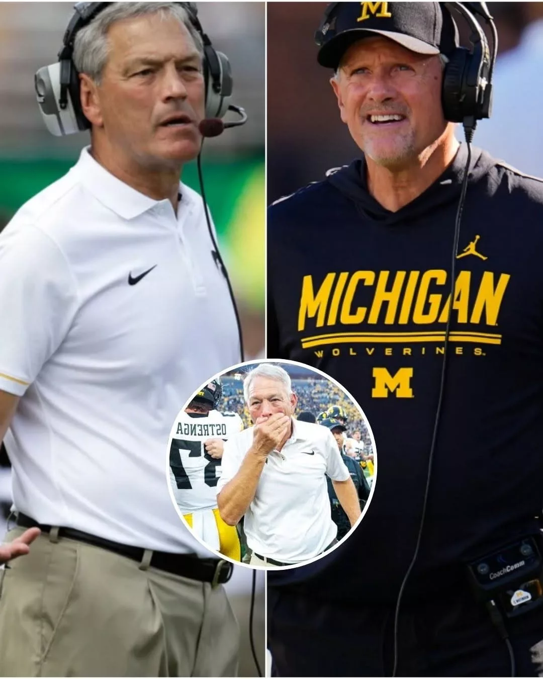 🚨 BREAKING NEWS: The Big Ten has reportedly issued a warning and fined Iowa Hawkeyes head coach Kirk Ferentz $20,000