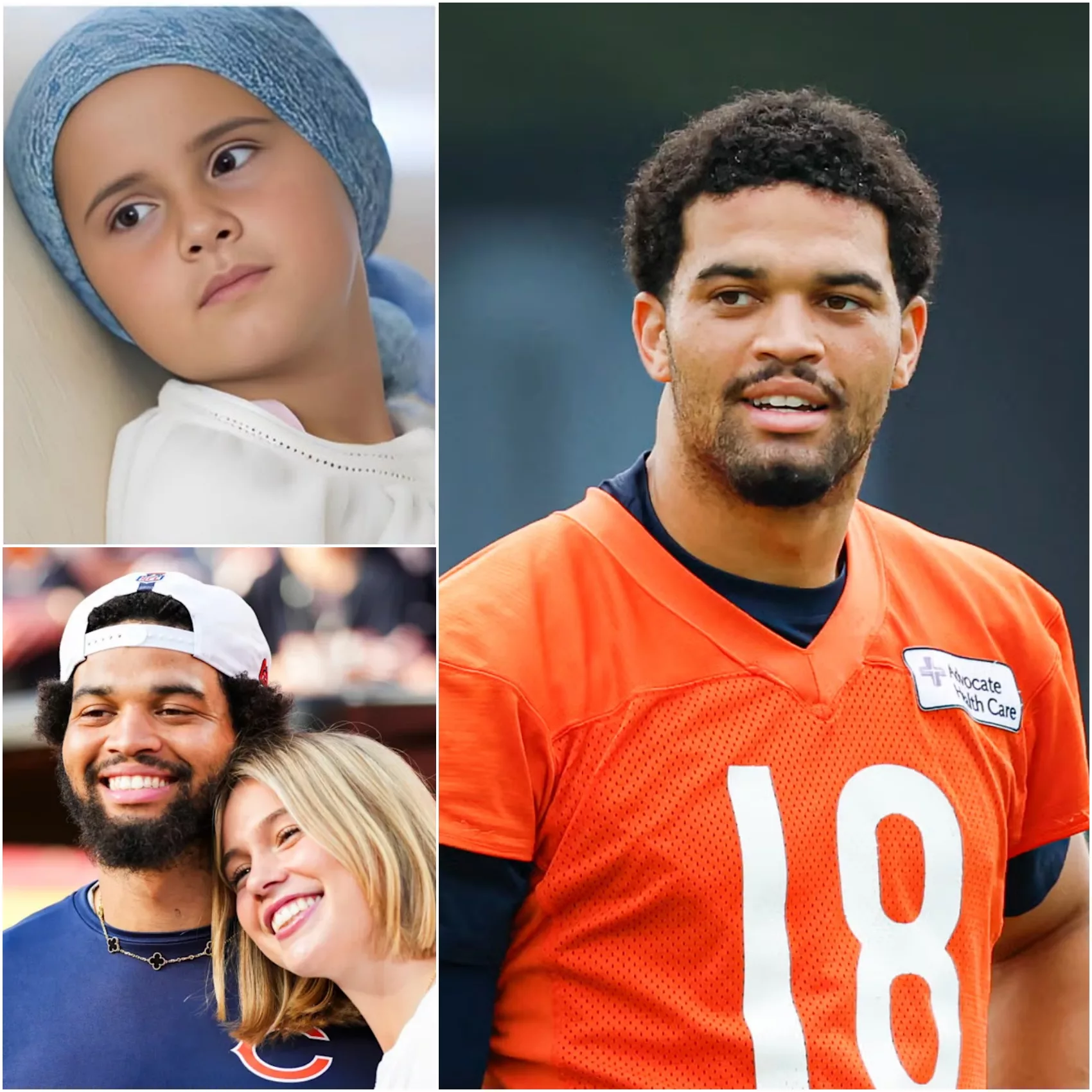 Cover Image for πβ€οΈ HEARTWARMING STORY: An 8-Year-Old Boy Battling a Brain Tumor Had One Final Wish β But What Chicago Bears Quarterback Caleb Williams Did Next Left an Entire Hospital in Tears