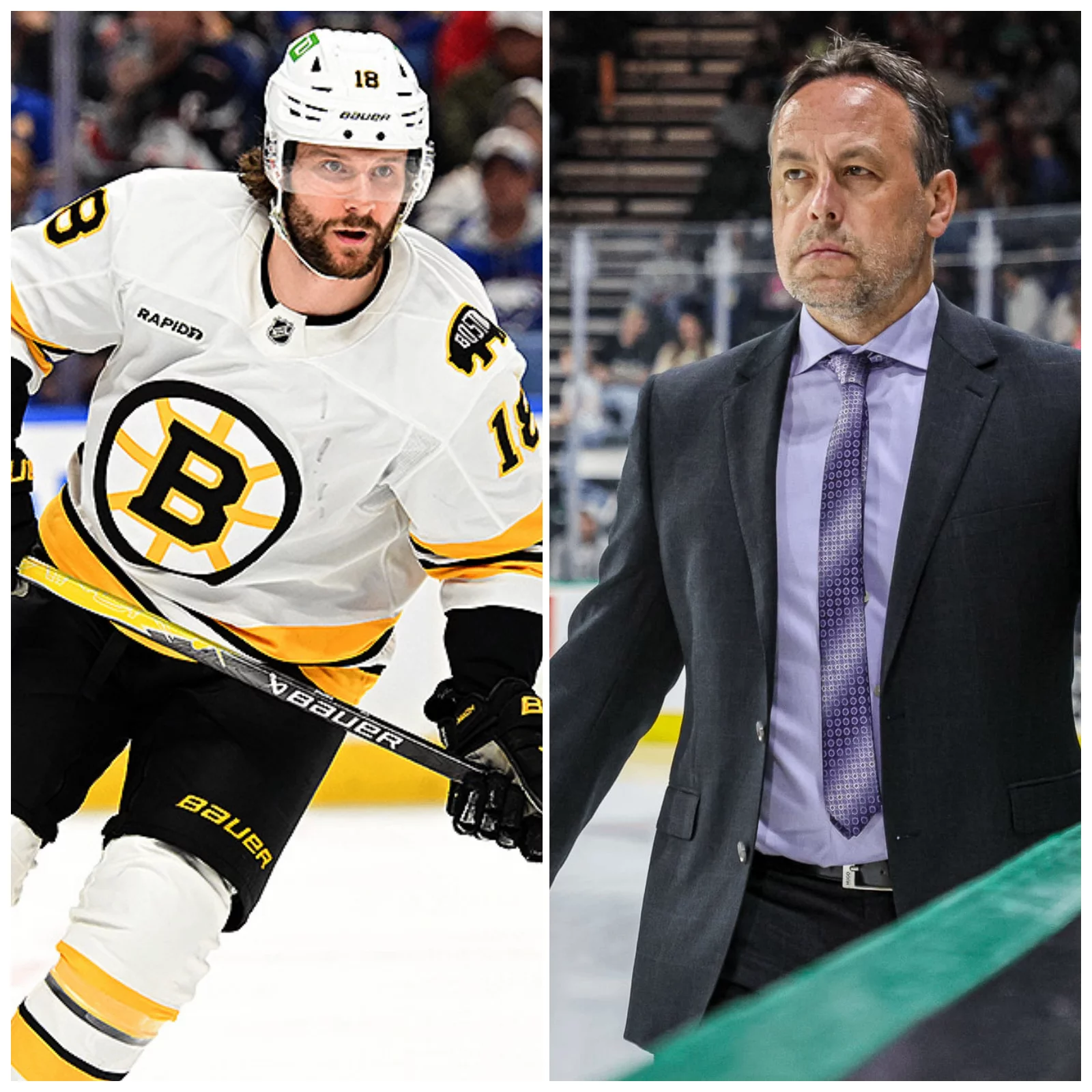 Cover Image for BREAKING NEWS: 30 minutes ago, Boston Bruins head coach Marco Sturm reportedly confirmed that a star player has tested positive for…
