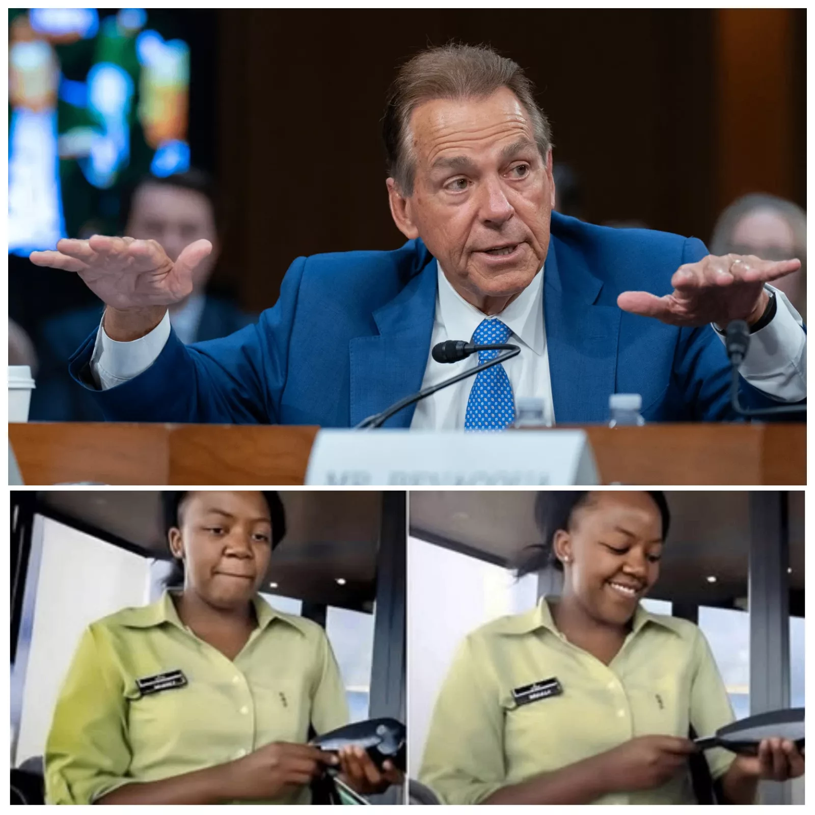 Cover Image for A Black Waitress Was Fired for Helping Nick Saban — But the Next Day, She Got the Biggest Shock of Her Life