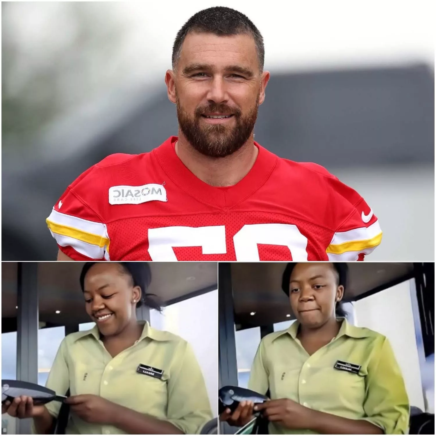 Cover Image for A Black Waitress Was Fired for Helping Travis Kelce β But the Next Day, She Got the Biggest Shock of Her Life