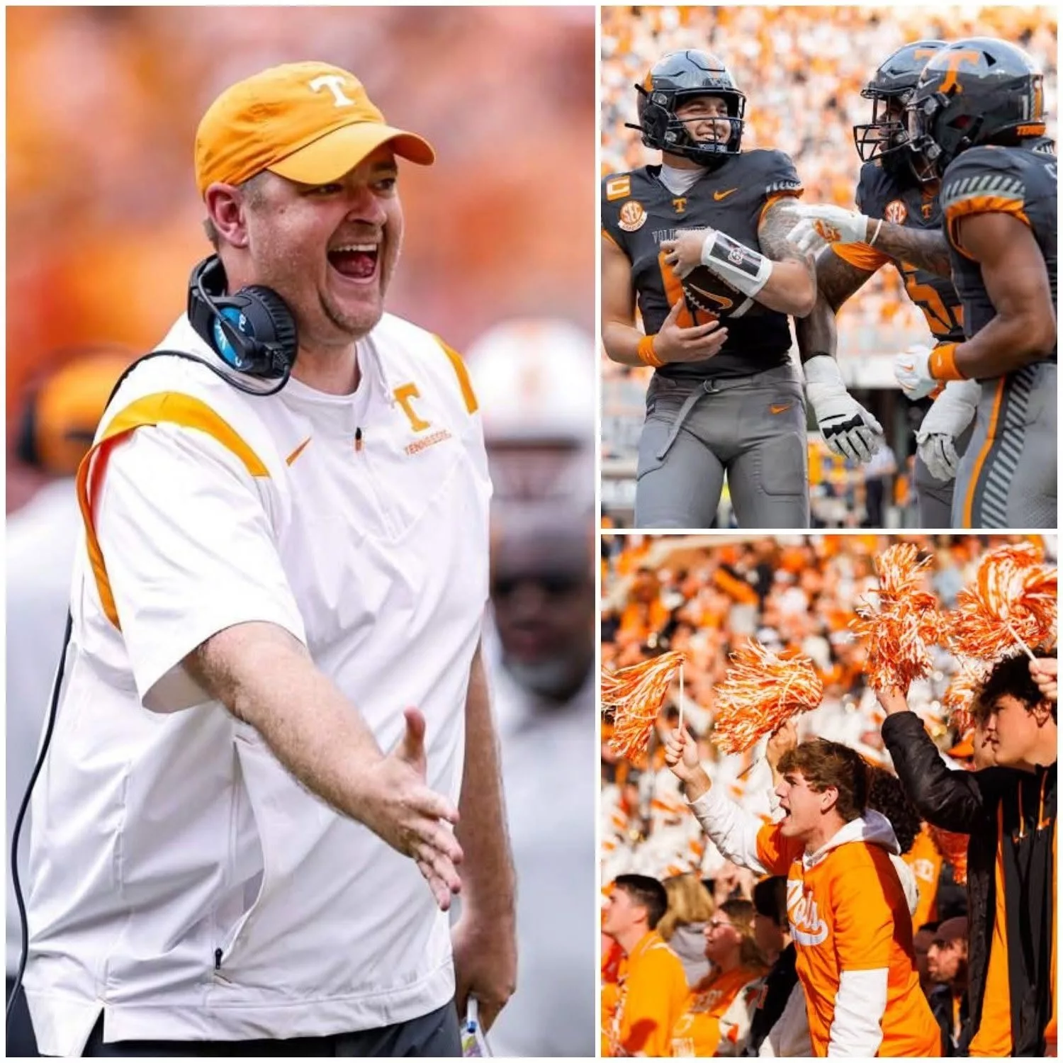 Cover Image for 🔥 “Nine words that echoed through Tennessee.” After the Tennessee Volunteers’ commanding 24–14 victory over the Auburn Tigers, the stadium didn’t just celebrate — it erupted with pride, emotion, and belief.
