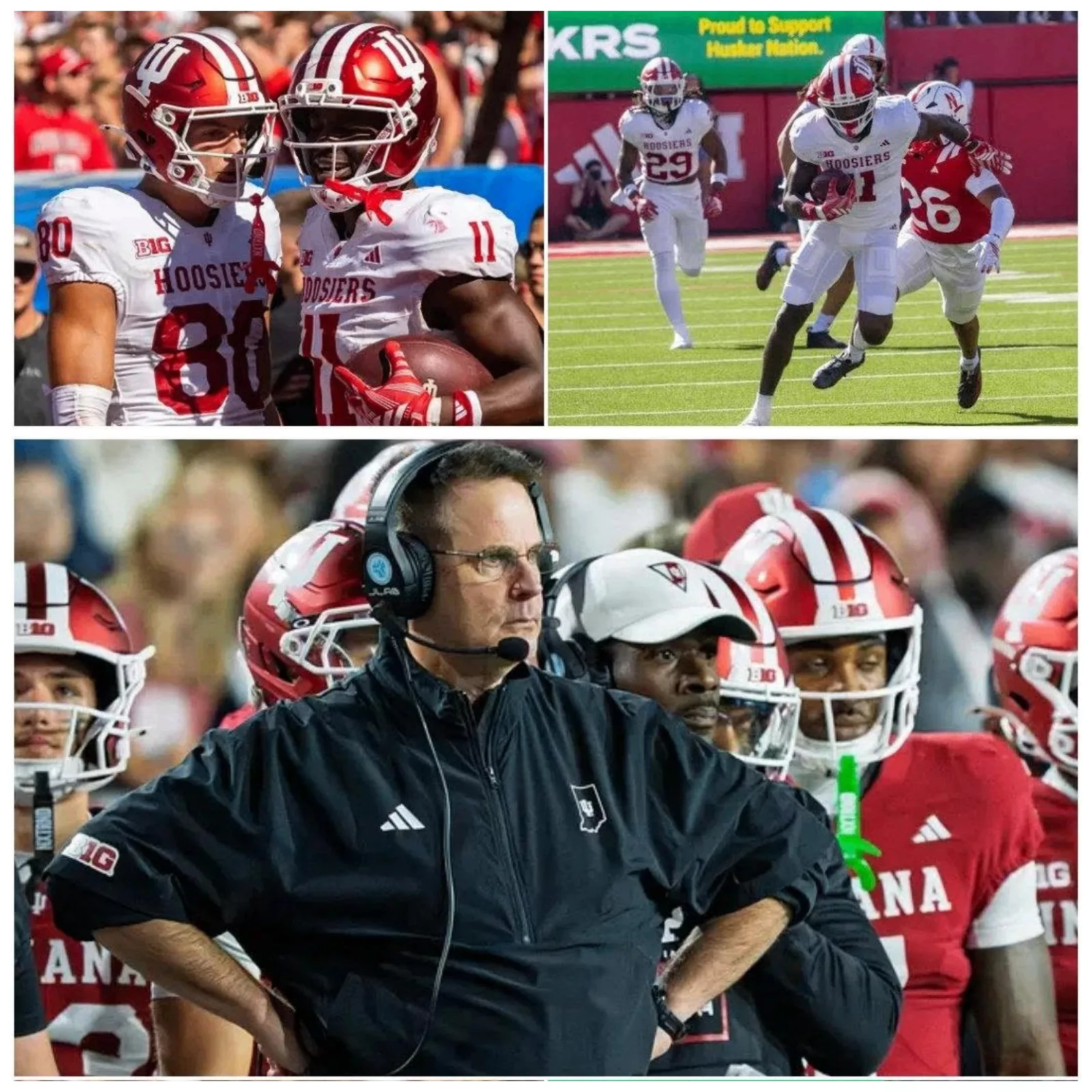 Cover Image for LATEST UPDATE: After a thrilling 20–17 victory over the Nebraska Cornhuskers, the stadium erupted in a sea of crimson and cream as Indiana Hoosiers fans celebrated an unforgettable finish.