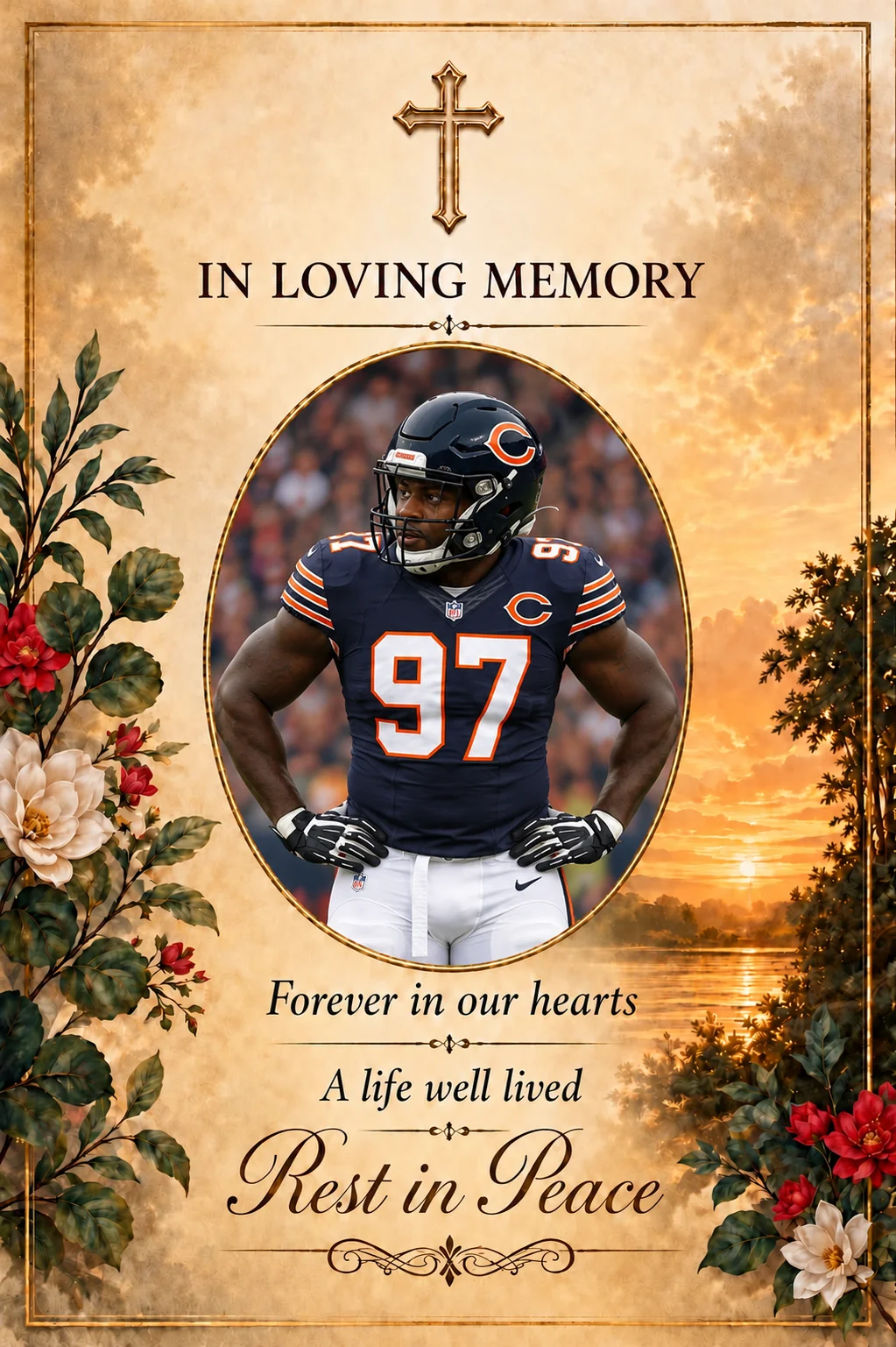 Cover Image for # 💔 TRAGIC LOSS: Former NFL Star Allen Bailey Dies at Just 37 — A Heartbreaking Goodbye That Reminds Chicago Bears Fans and the Football Community of Life Beyond the Game  **CHICAGO, ILLINOIS —** The American football community is reflecting on the heartbreaking loss of former NFL defensive lineman Allen Bailey, whose death at the age of 37 has brought renewed attention to the extraordinary sacrifices, dedication, and personal relationships that define life in professional football.  Bailey, best remembered for his years with the Kansas City Chiefs and Atlanta Falcons, built a reputation as a powerful defensive presence and a respected teammate.  His passing on October 20, 2026, marked a devastating moment for those who knew him personally and for supporters who followed his professional journey.  Although Bailey never played for the Chicago Bears, his story resonates with the values that football fans across the league recognize: perseverance, toughness, loyalty, and commitment.  From Kansas City to Atlanta, and among NFL supporters in Chicago and beyond, his career offers a powerful reminder that the people beneath the helmets matter far more than the statistics beside their names.  ## A Heartbreaking Loss at Just 37 Years Old  Bailey’s death came at an age when many former professional athletes are beginning new chapters beyond football.  After spending a decade competing against some of the strongest offensive linemen in the world, he had already experienced the extraordinary demands of an NFL career.  But life after football presents its own opportunities, responsibilities, and personal milestones.  His passing at 37 is especially painful because of the years and experiences that should have remained ahead of him.  Reports indicated that Bailey was found unresponsive at his Florida residence.  An official cause of death had not been publicly established in the initial reports.  For his loved ones, the loss represents something far greater than the departure of a former professional athlete.  It is the loss of a family member, a friend, and someone whose presence mattered deeply to the people around him.  ## From Georgia to the National Football League  Allen Bailey’s football journey began far from the bright lights of NFL stadiums.  Raised on Sapelo Island, Georgia, he developed the determination and physical abilities that would eventually take him to the University of Miami.  At Miami, Bailey became a respected defensive player, demonstrating the combination of strength, athleticism, and competitive intensity that attracted NFL attention.  His college performances helped establish him as a promising professional prospect.  In the 2011 NFL Draft, the Kansas City Chiefs selected Bailey in the third round.  That opportunity launched a professional career that would span ten NFL seasons.  For a young athlete from a small Georgia community, reaching the NFL represented years of hard work and personal sacrifice.  And Bailey made the most of his opportunity.  ## Eight Memorable Seasons With Kansas City  Bailey spent eight seasons with the Kansas City Chiefs, becoming a dependable contributor along their defensive front.  His responsibilities demanded extraordinary physical toughness.  Defensive linemen must battle powerful blockers, disrupt rushing lanes, pressure quarterbacks, and create opportunities for teammates.  Those contributions do not always attract national headlines.  But they remain essential to successful football teams.  Bailey embraced that demanding role.  Throughout his Kansas City career, he demonstrated the work ethic and determination required to compete consistently at the highest level.  He also played during an important period of transformation for the Chiefs.  Under head coach Andy Reid, Kansas City developed into a regular postseason contender.  Bailey was part of the defensive foundation that supported the franchise’s rise.  His contributions became a meaningful chapter in Chiefs history.  ## A Respected Competitor Across the NFL  After leaving Kansas City, Bailey continued his professional career with the Atlanta Falcons.  His time in Atlanta added another chapter to a journey defined by perseverance and adaptability.  Changing teams is never easy.  Players must learn new defensive systems, develop relationships with unfamiliar teammates, and prove themselves in different environments.  Bailey’s ability to continue competing reflected the professionalism he had developed throughout his career.  Known for his remarkable strength, he earned the nickname “The Hulk.”  The nickname captured his imposing physical presence, but it represented only one side of his personality.  Those who knew Bailey also remembered his kindness, generosity, and willingness to support others.  That combination of competitive intensity and personal warmth helped make him a respected figure among teammates.  ## Why His Story Matters to Chicago Bears Fans  Chicago Bears supporters understand the importance of defensive football perhaps better than almost any fan base in the NFL.  The franchise’s identity has long been associated with physical toughness, relentless effort, and players willing to sacrifice for their teammates.  From legendary defensive leaders to the hardworking contributors who rarely receive national recognition, Bears history reflects a deep appreciation for those qualities.  Bailey embodied many of the same characteristics throughout his NFL career.  Although he never wore a Chicago Bears uniform, his dedication represents the kind of commitment that defensive football supporters can appreciate.  His story also reminds fans that professional football extends beyond rivalries and team allegiances.  On Sundays, supporters passionately defend their teams.  But moments of loss reveal the human connections that unite the broader football community.  Respect for a player’s life and career does not depend on the colors of his jersey.  ## Andy Reid and Former Teammates Remember Bailey  Following news of Bailey’s passing, Kansas City Chiefs head coach Andy Reid publicly expressed his sadness.  Reid remembered Bailey as one of his favorite players and reflected on the pain of losing someone so young.  Chiefs quarterback Patrick Mahomes also recalled Bailey’s extraordinary physical presence and the impression he made during Mahomes’ early NFL years.  Former teammates shared memories of Bailey’s character and the relationships they developed during their time together.  Their reflections emphasized something that statistics cannot fully capture.  A professional football team is more than a collection of athletes competing for victories.  It is a group of individuals who spend years working together, overcoming adversity, and building lasting friendships.  For those who shared a locker room with Bailey, his passing represents the loss of someone who was part of those experiences.  ## A Legacy Beyond Tackles and Sacks  Bailey’s influence extended beyond professional football.  Through charitable initiatives connected to his foundation, he supported young people and communities associated with his Georgia roots.  His efforts reflected a desire to create opportunities for others and maintain a connection to the place where his journey began.  That generosity remains an important part of his legacy.  Football achievements eventually become historical records.  But the positive impact a person makes on others can continue long after a playing career ends.  Bailey’s story deserves to be remembered for both.  ## The Football Community Remembers Allen Bailey  The loss of Allen Bailey is a painful reminder that even the strongest athletes are human beings whose lives extend far beyond the stadium.  He was a son, a loved one, a friend, a teammate, and a professional who dedicated years of his life to the sport.  His NFL journey took him from Georgia to Miami, Kansas City, and Atlanta.  Along the way, he earned respect through his determination, physical toughness, and personal character.  **Allen Bailey’s life ended at just 37, but his contributions to football and the people around him will remain part of his legacy.**  For supporters across the NFL, including those in Chicago who appreciate the traditions of defensive football, his story offers an opportunity to reflect on the importance of compassion and remembrance.  **Rest in peace, Allen Bailey. Your dedication, strength, and kindness will not be forgotten. 💔🙏🏈**