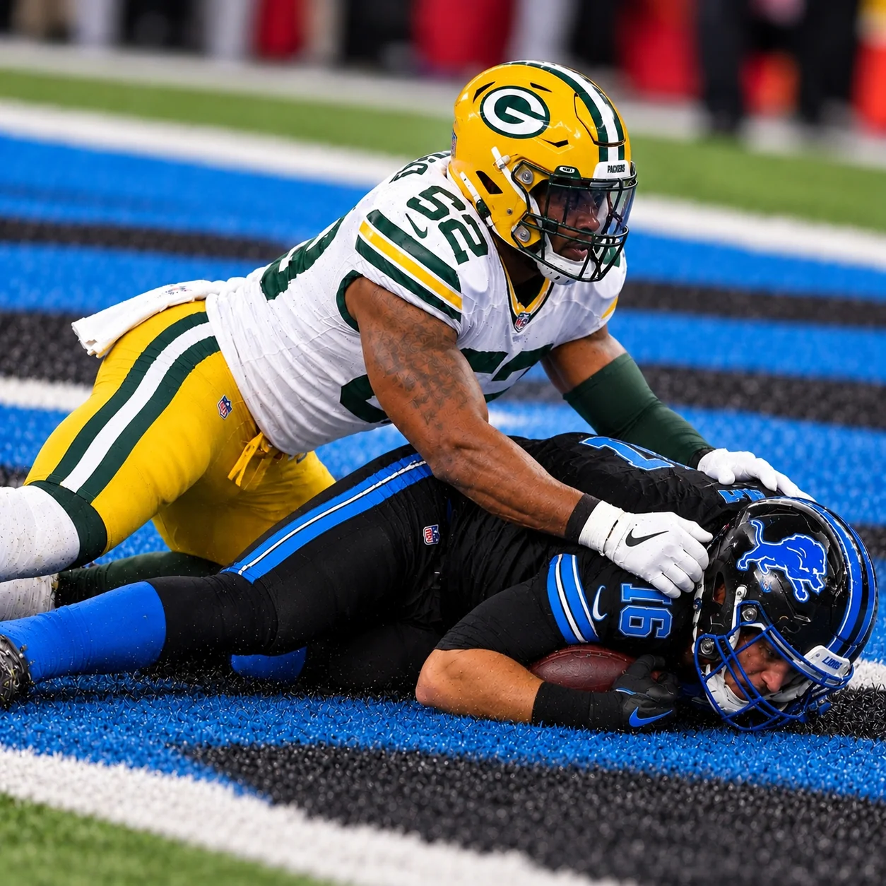 Cover Image for 🚨 Terrifying Scene on the Football Field: Ambulance Rushes Onto the Field for Detroit Lions Star During Dramatic 20–17 Victory Over Green Bay Packers [VIDEO] 🏈