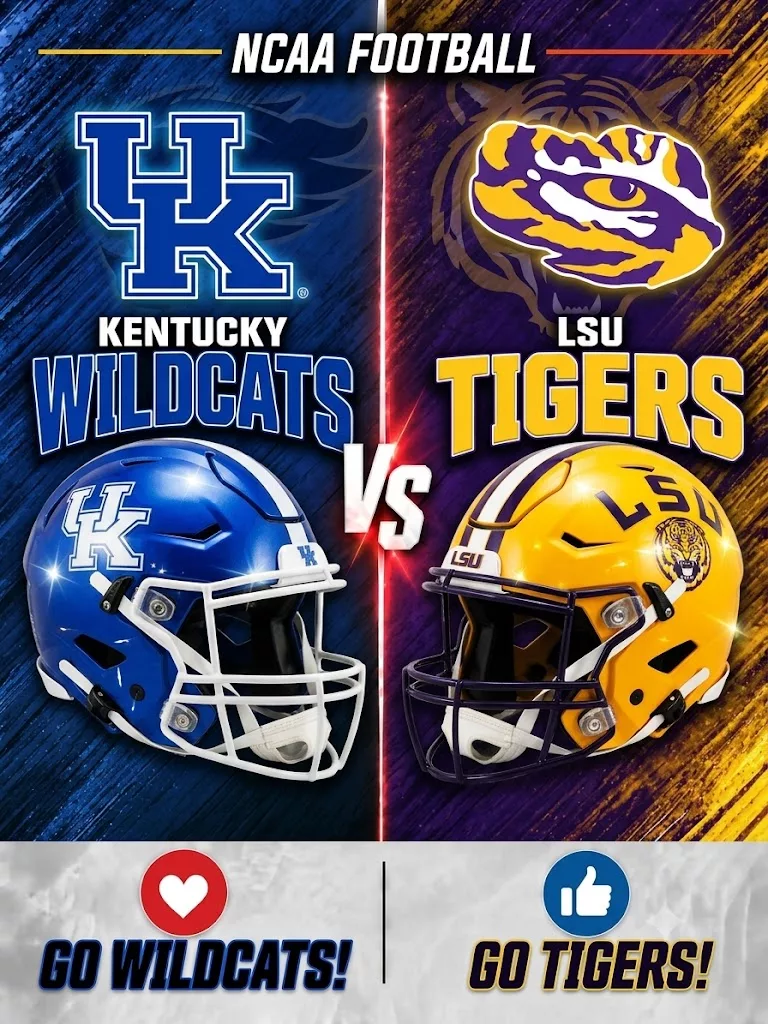 Cover Image for 🚨 GAME TIME UPDATE: KENTUCKY WILDCATS vs. LSU TIGERS — Week 6 Kickoff Confirmed, Weather Advisory Issued and Important Details Every Fan Needs to Know! 🏈🔥