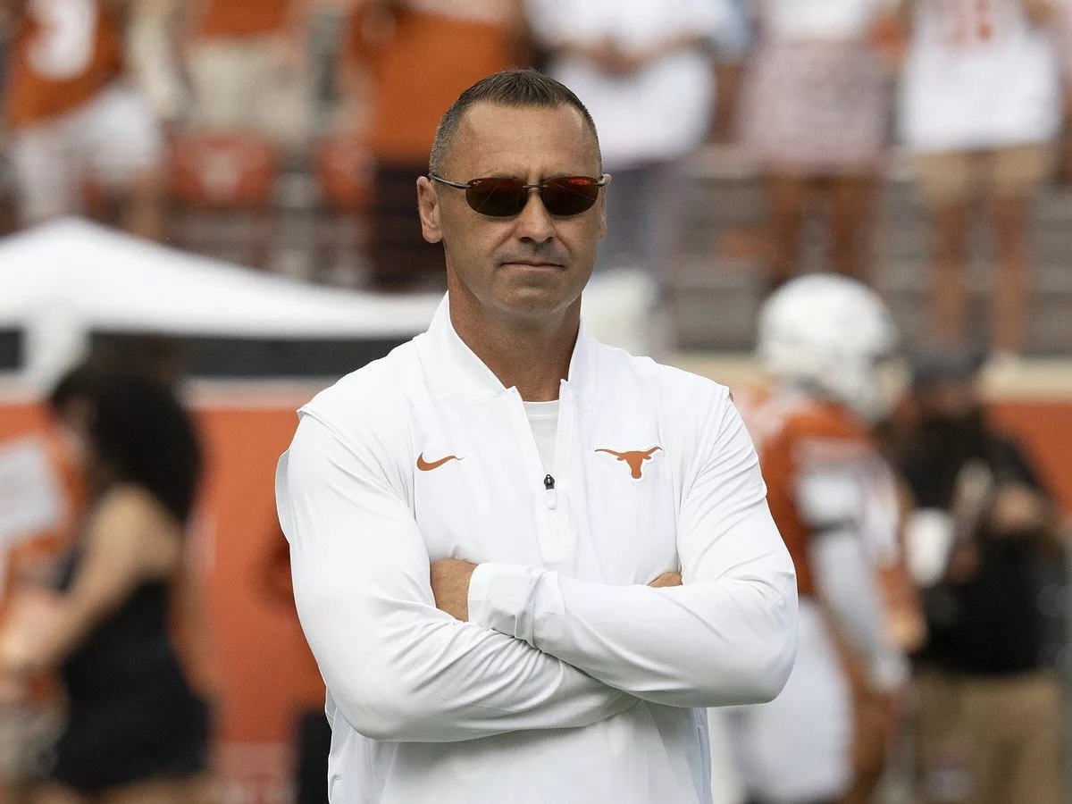 Cover Image for Texas Longhorns head coach Steve Sarkisian has shocked the college football world by suspending three veteran