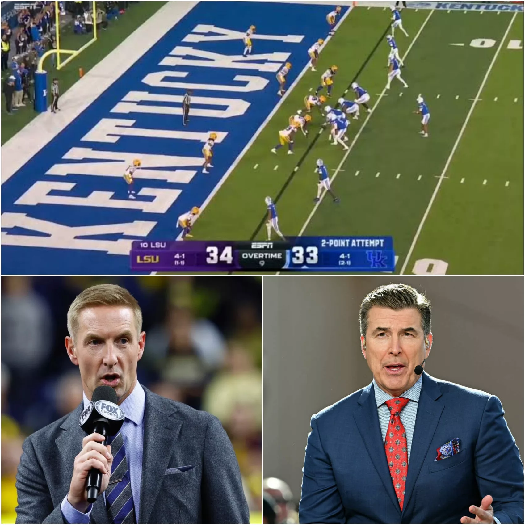 Cover Image for 🚨 RECE DAVIS INFURIATES KENTUCKY WILDCATS FANS AFTER HARSH COMMENTS ABOUT 35–34 WIN OVER LSU TIGERS — BUT JOEL KLATT FIRES BACK WITH JUST SEVEN WORDS!
