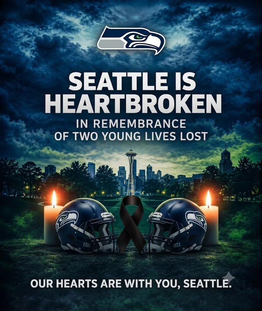 Cover Image for π HEARTBREAKING: TWO YOUNG LIVES GONE TOO SOON β SEATTLE SEAHAWKS NATION UNITES IN GRIEF, LOVE, AND REMEMBRANCE ππποΈ