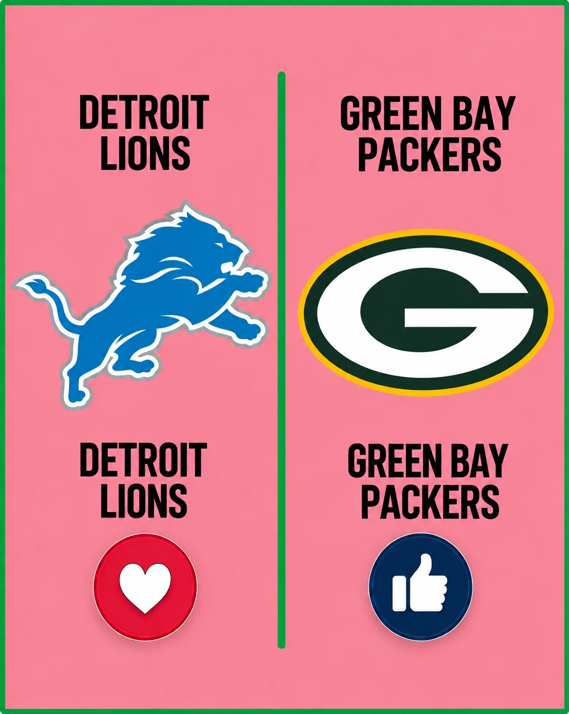 Cover Image for 🚨🏈 “CANCEL YOUR SUNDAY PLANS!” — NFL SCHEDULE BOMBSHELL: Detroit Lions vs. Green Bay Packers Set for a Season-Shaking NFC North Showdown as Kickoff Time and TV Details Are Confirmed!