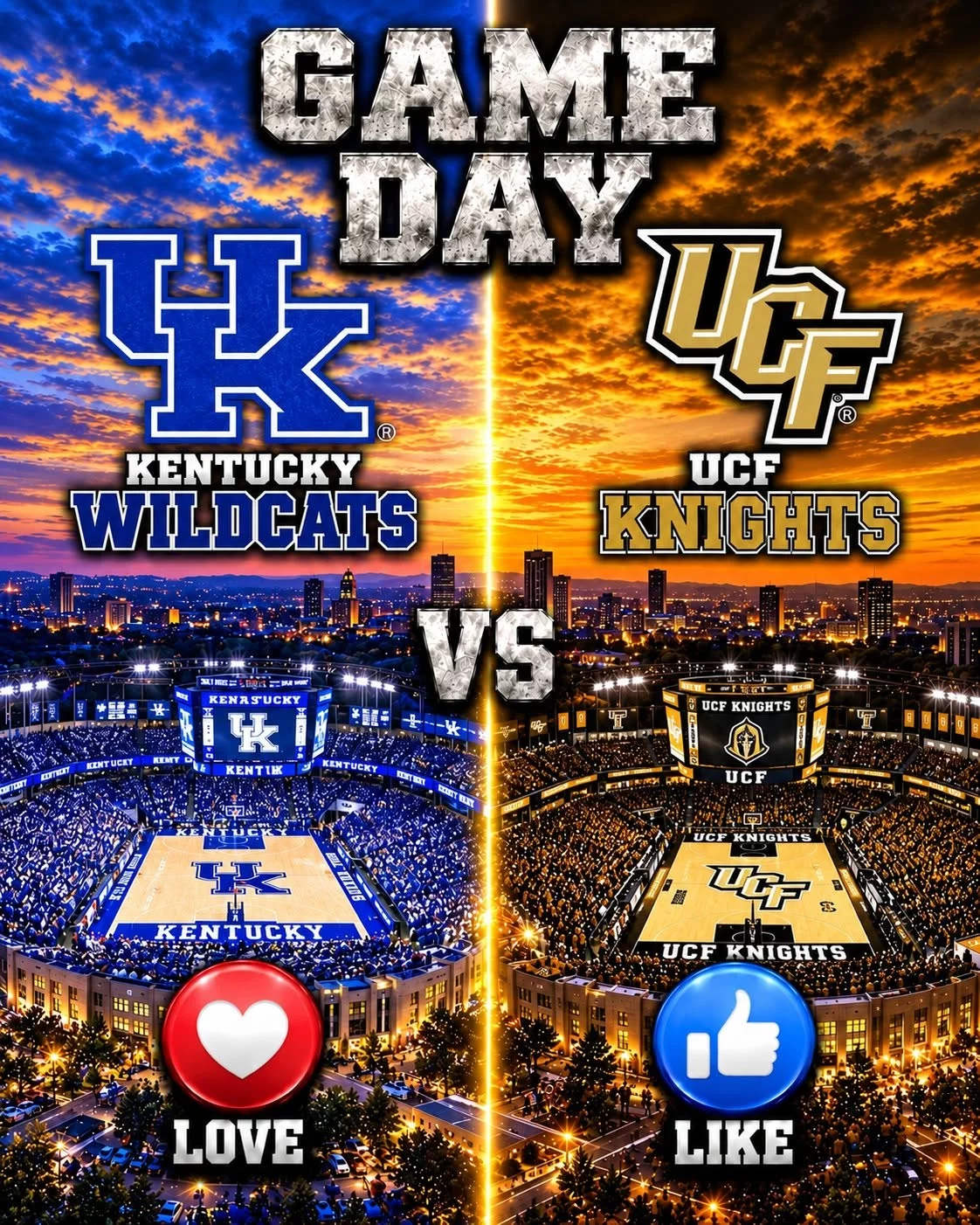 Cover Image for 🚨🏀 GAME TIME ALERT: Kentucky Wildcats vs. UCF Knights — Clear Your Schedule! Tip-Off Time Confirmed for an Explosive NCAA Men’s Basketball Showdown 🔥⚡