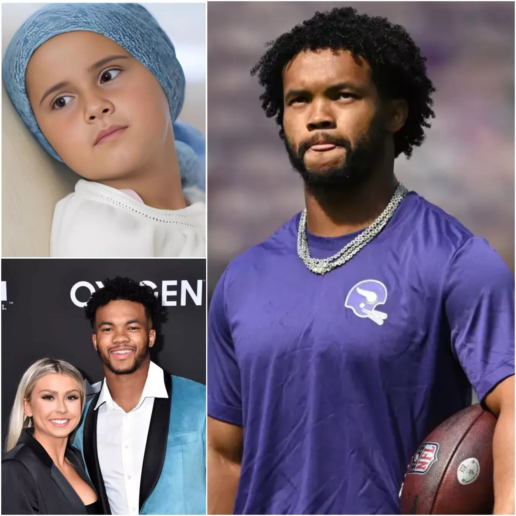 Cover Image for πβ€οΈ HEARTWARMING STORY: An 8-Year-Old Boy Battling a Malignant Brain Tumor Had One Final Wish β But What Minnesota Vikings Quarterback Kyler Murray and His Partner Did Next Left an Entire Hospital in Tears