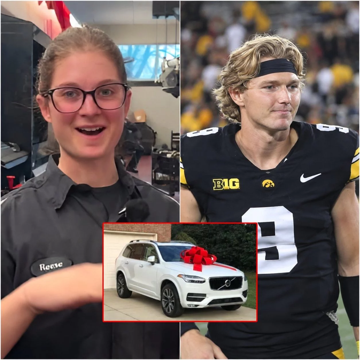 Cover Image for Hank Brown Stuns Kinnick Stadium Cleaner With a New Car After Her Late-Night Act of Kindness