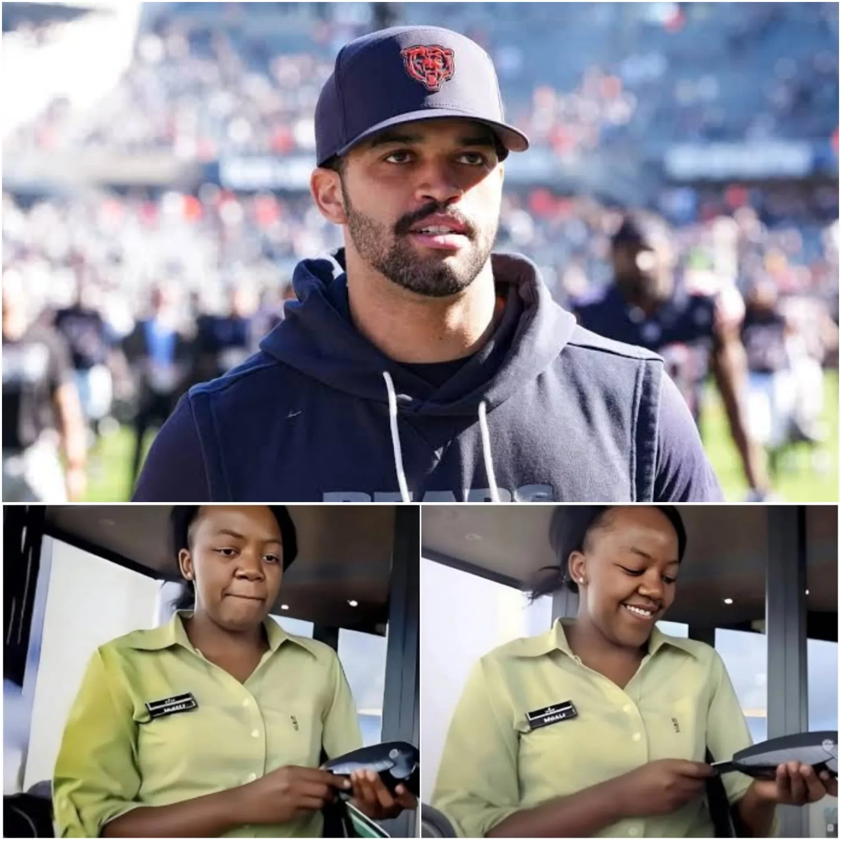 Cover Image for ❤️🏈 A Black Waitress Was Fired for Helping Caleb Williams — But the Next Day, She Got the Biggest Shock of Her Life