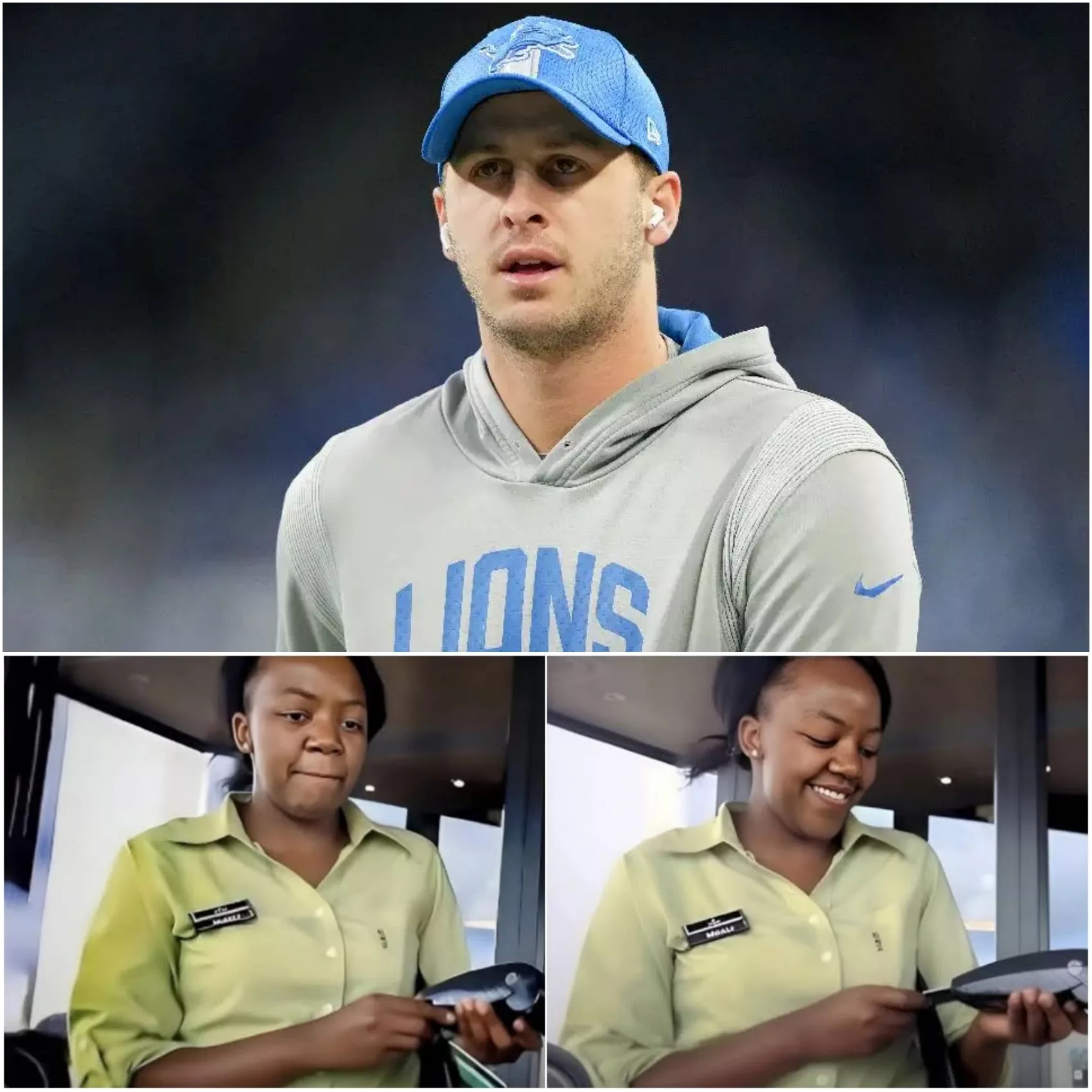 Cover Image for ❤️🏈 A Black Waitress Was Fired for Helping Jared Goff — But the Next Day, She Got the Biggest Shock of Her Life