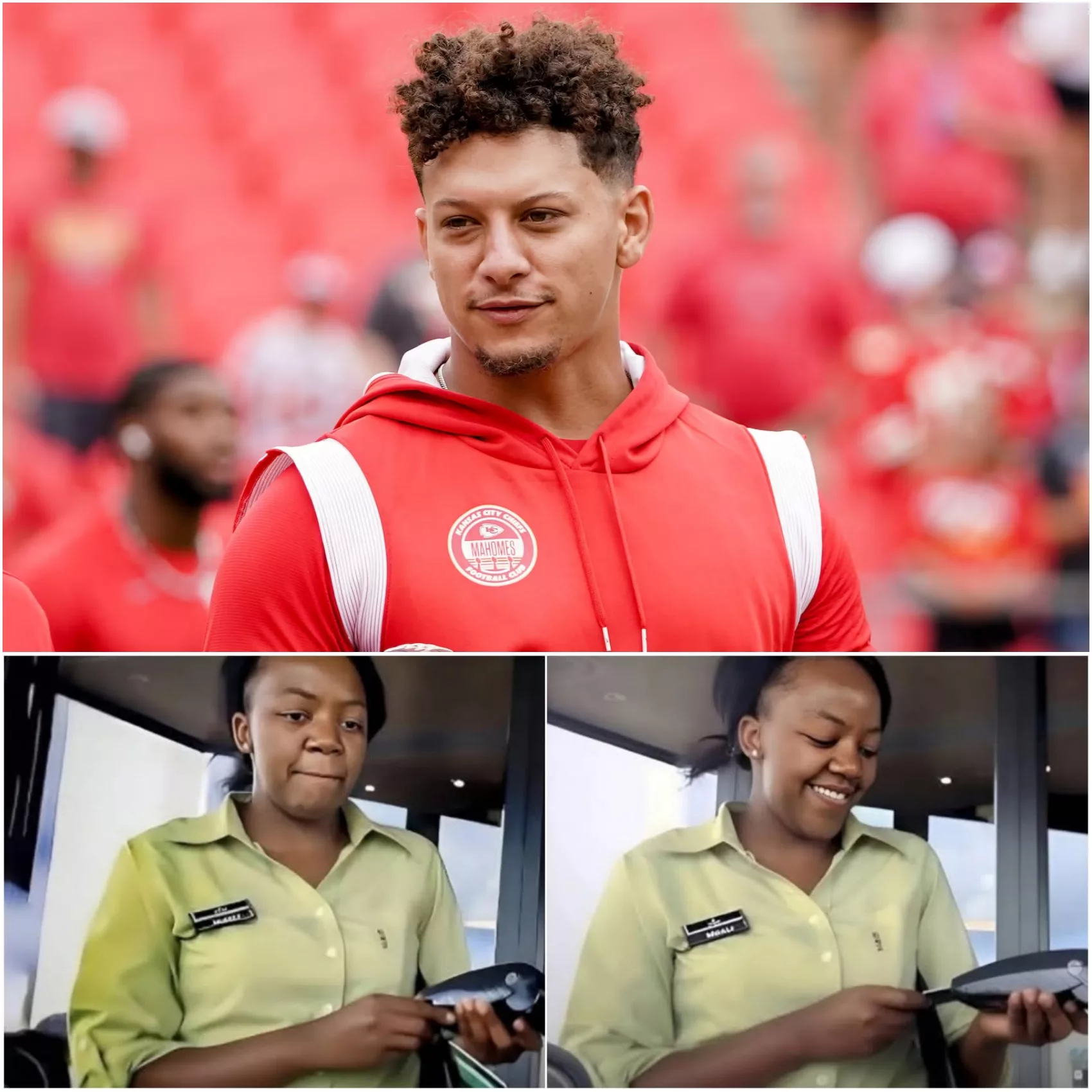 Cover Image for ❤️🏈 A Black Waitress Was Fired for Helping Patrick Mahomes — But the Next Day, She Got the Biggest Shock of Her Life