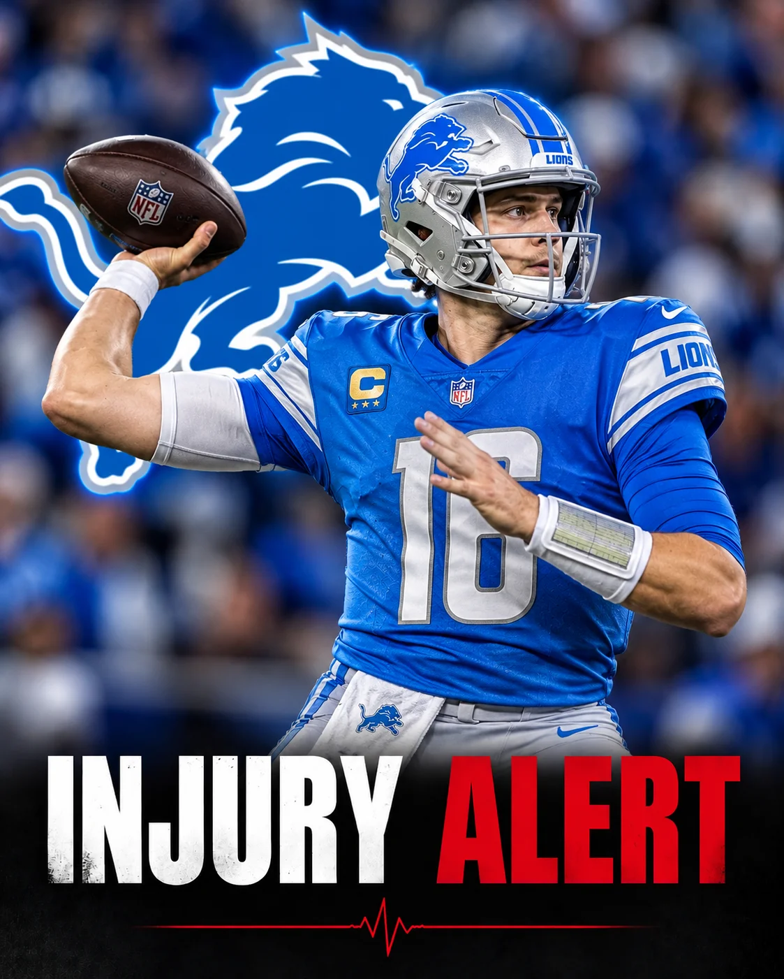 Cover Image for 🚨🏈 BREAKING: Detroit Lions Star’s Season Comes to a Devastating End Following a Serious Injury During Practice — Heartbreaking News Shakes Lions Nation!