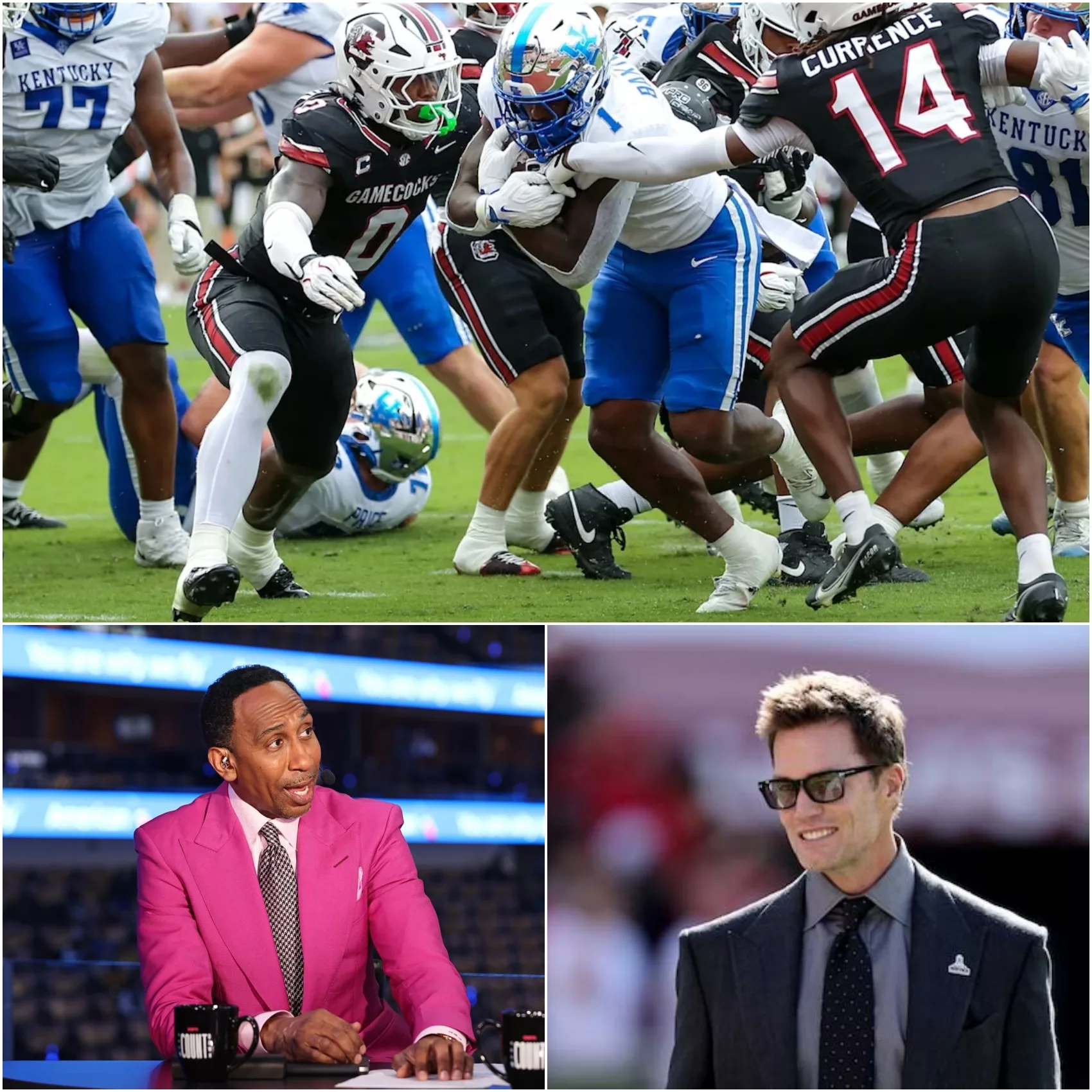 Cover Image for 🚨 STEPHEN A. SMITH INFURIATES KENTUCKY WILDCATS FANS AFTER HARSH TAKE ON 35–34 WIN OVER SOUTH CAROLINA — THEN TOM BRADY FIRES BACK