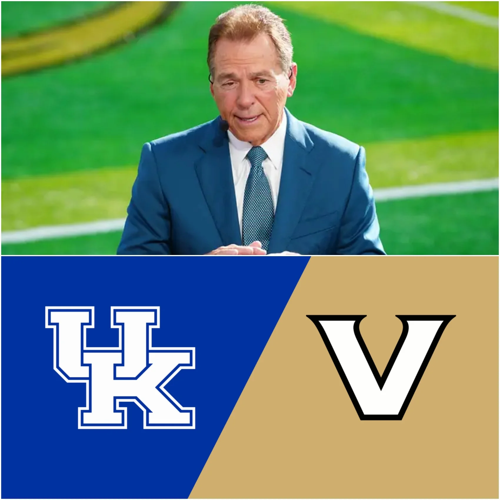 Cover Image for 🏈🔥 Nick Saban’s Bold Football Analysis and a Surprising Score Prediction Ahead of Kentucky Wildcats vs. Vanderbilt Commodores — An SEC Showdown That Could Shock Everyone!