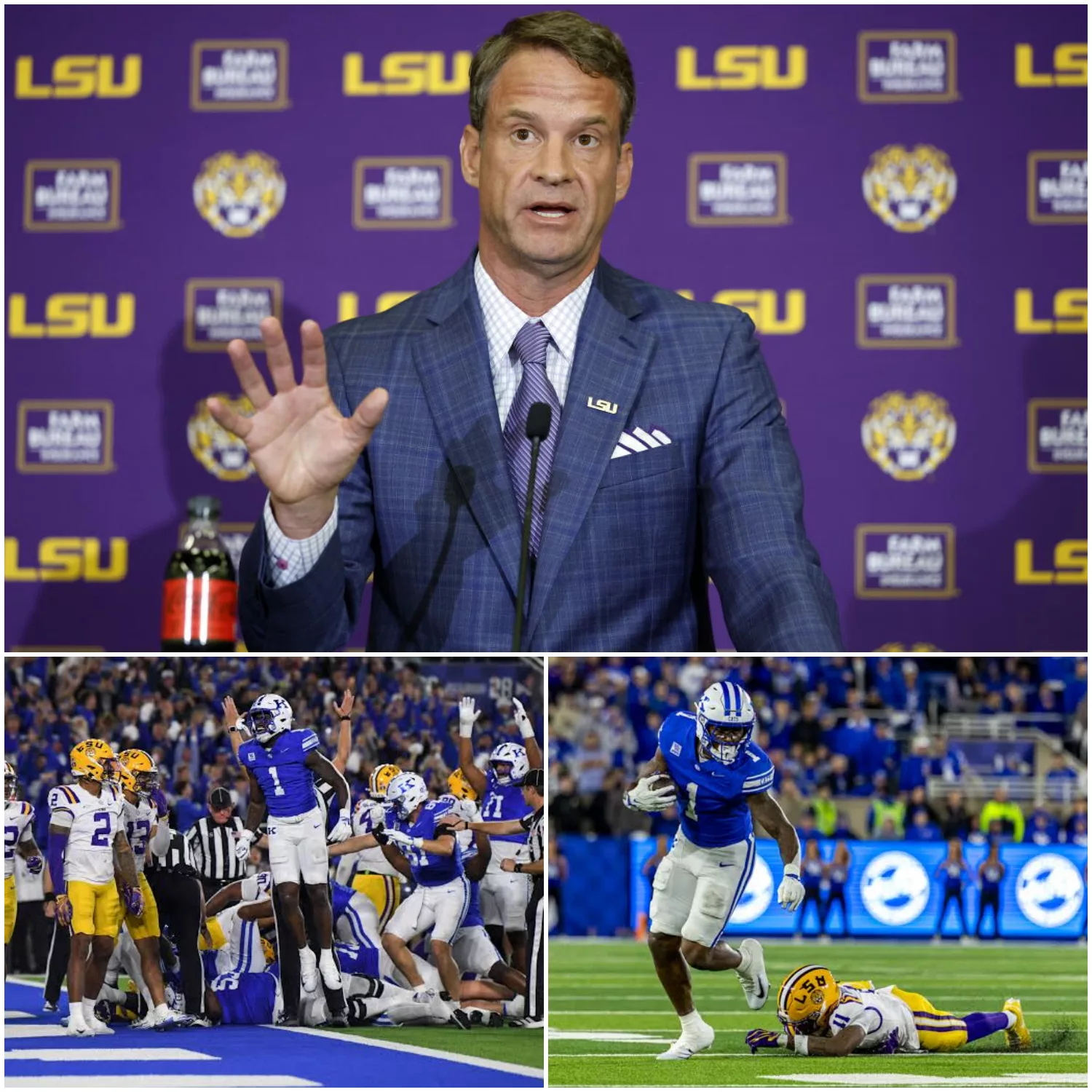 Cover Image for 🚨 LANE KIFFIN BREAKS HIS SILENCE AFTER LSU’S HEARTBREAKING 35–34 LOSS TO KENTUCKY — AND HIS POSTGAME ADMISSION SAYS IT ALL