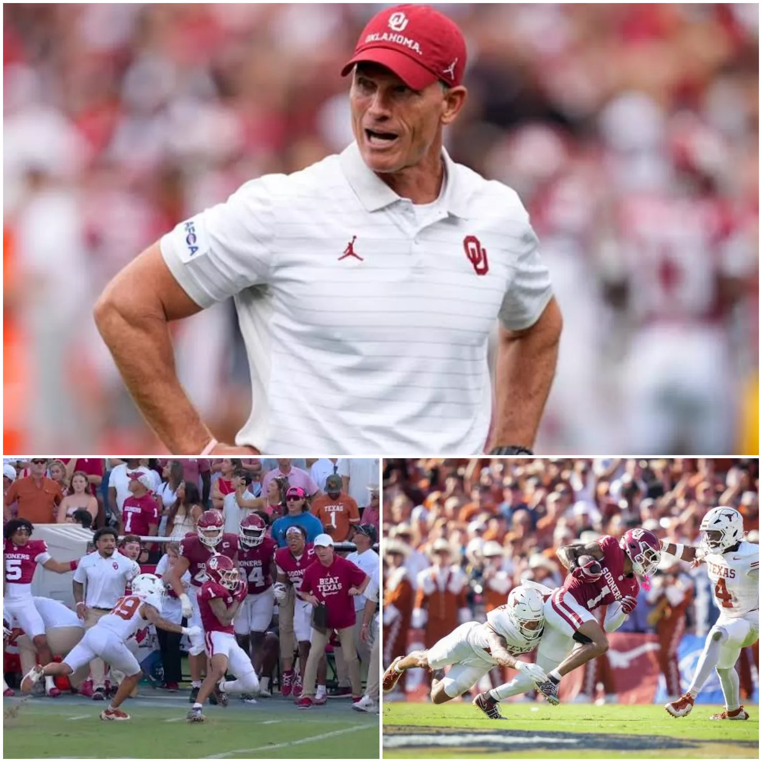 Cover Image for 🚨 BRENT VENABLES BREAKS HIS SILENCE AFTER OKLAHOMA’S SHOCKING 27–24 VICTORY OVER NO. 1 TEXAS — AND THE DRAMATIC RED RIVER SHOWDOWN HAS EVERYONE TALKING