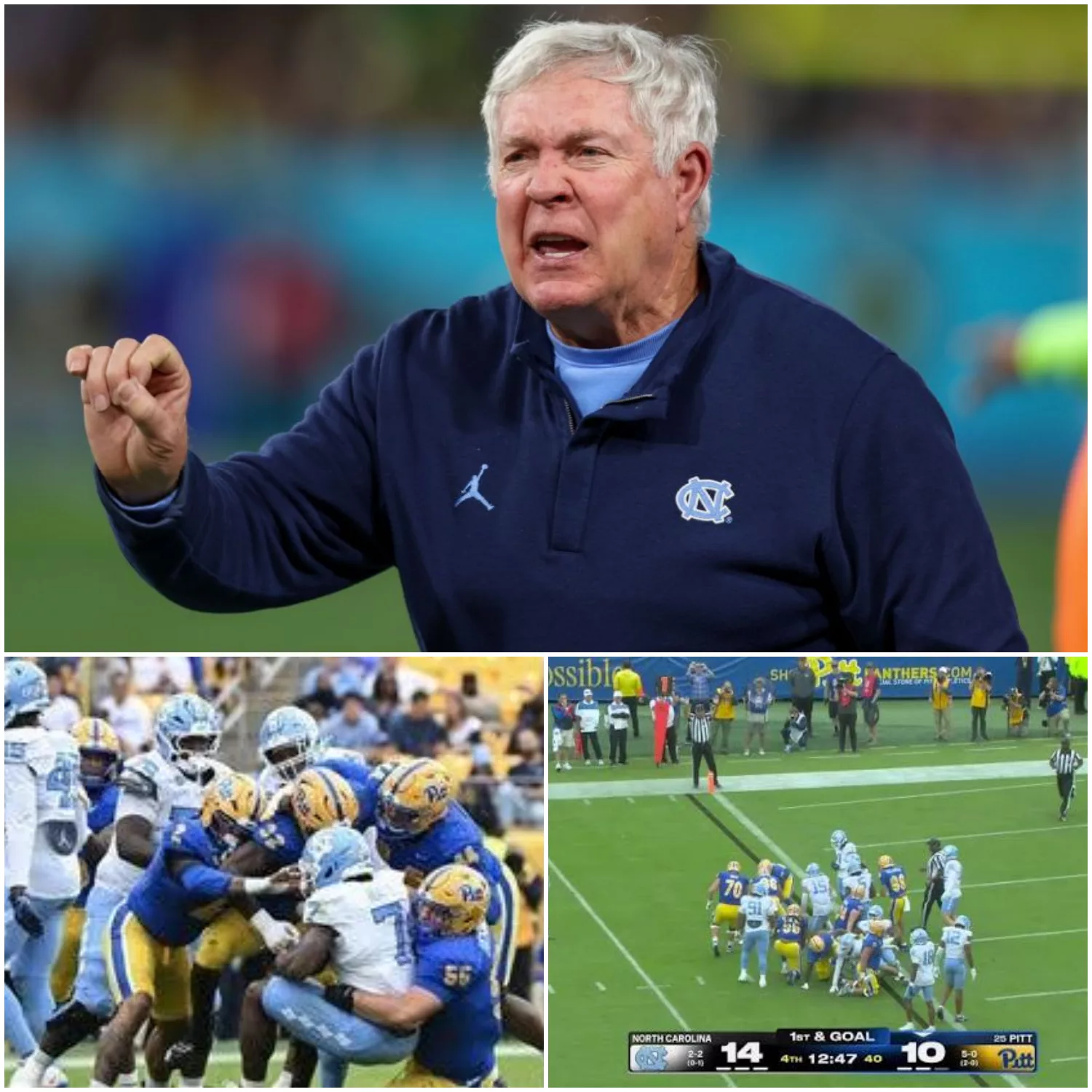 Cover Image for 🚨 BILL BELICHICK BREAKS HIS SILENCE AFTER NORTH CAROLINA’S STUNNING 21–17 UPSET OF NO. 25 PITTSBURGH — AND THE DRAMATIC FOURTH QUARTER HAS EVERYONE TALKING